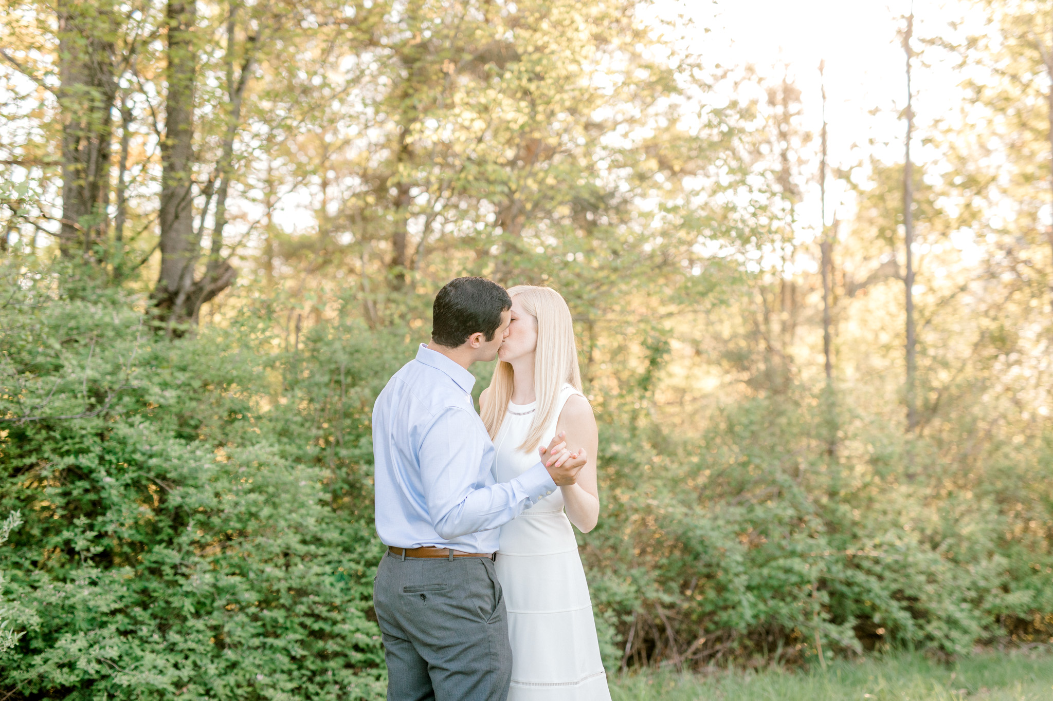 A sweet spring engagement session at the orchard | laurenda marie photography | west michigan weddings | west michigan engagement