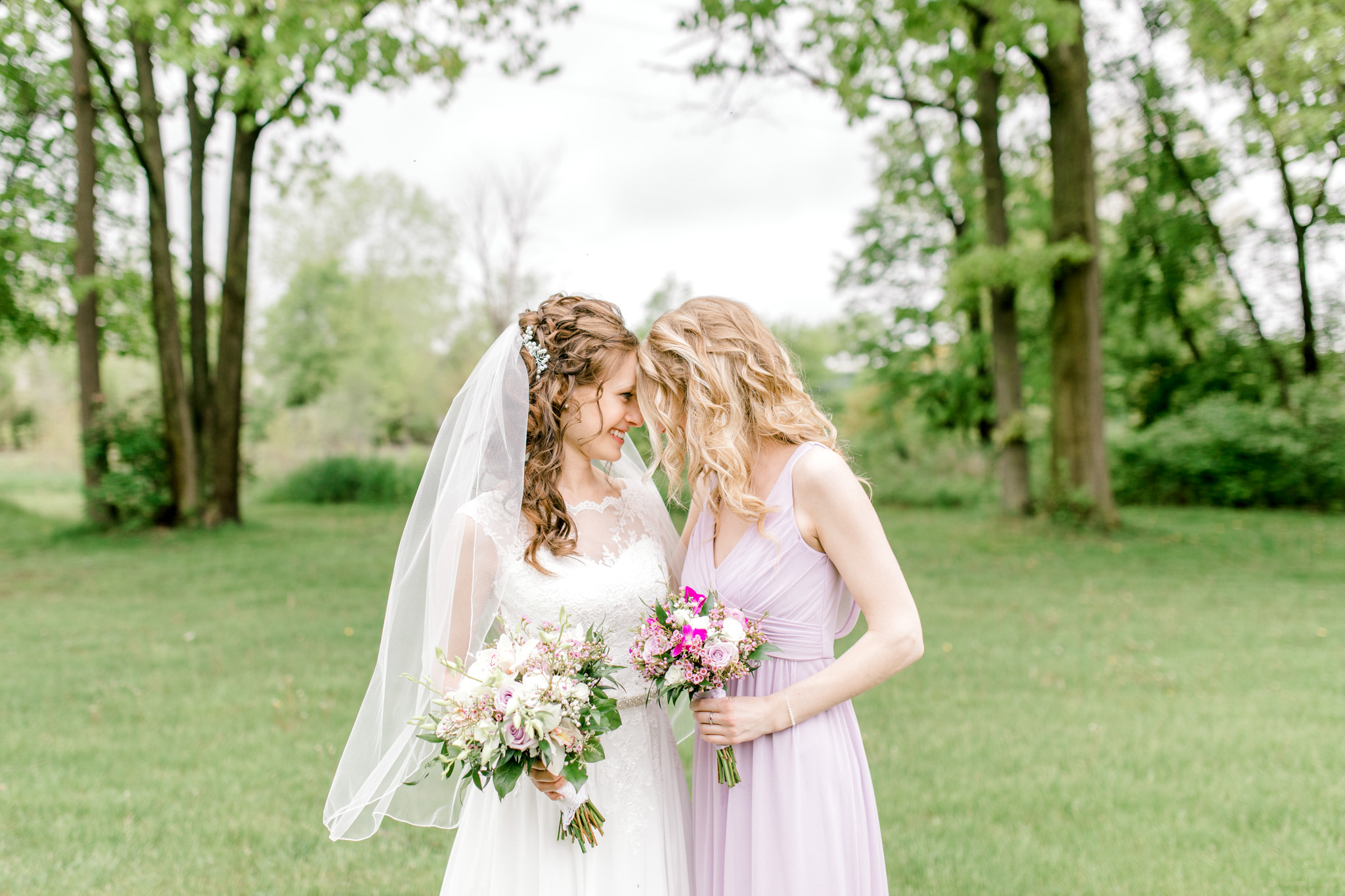 Beautiful Lavender Spring Wedding | Modern Bride | Laurenda Marie Photography | Michigan Weddings