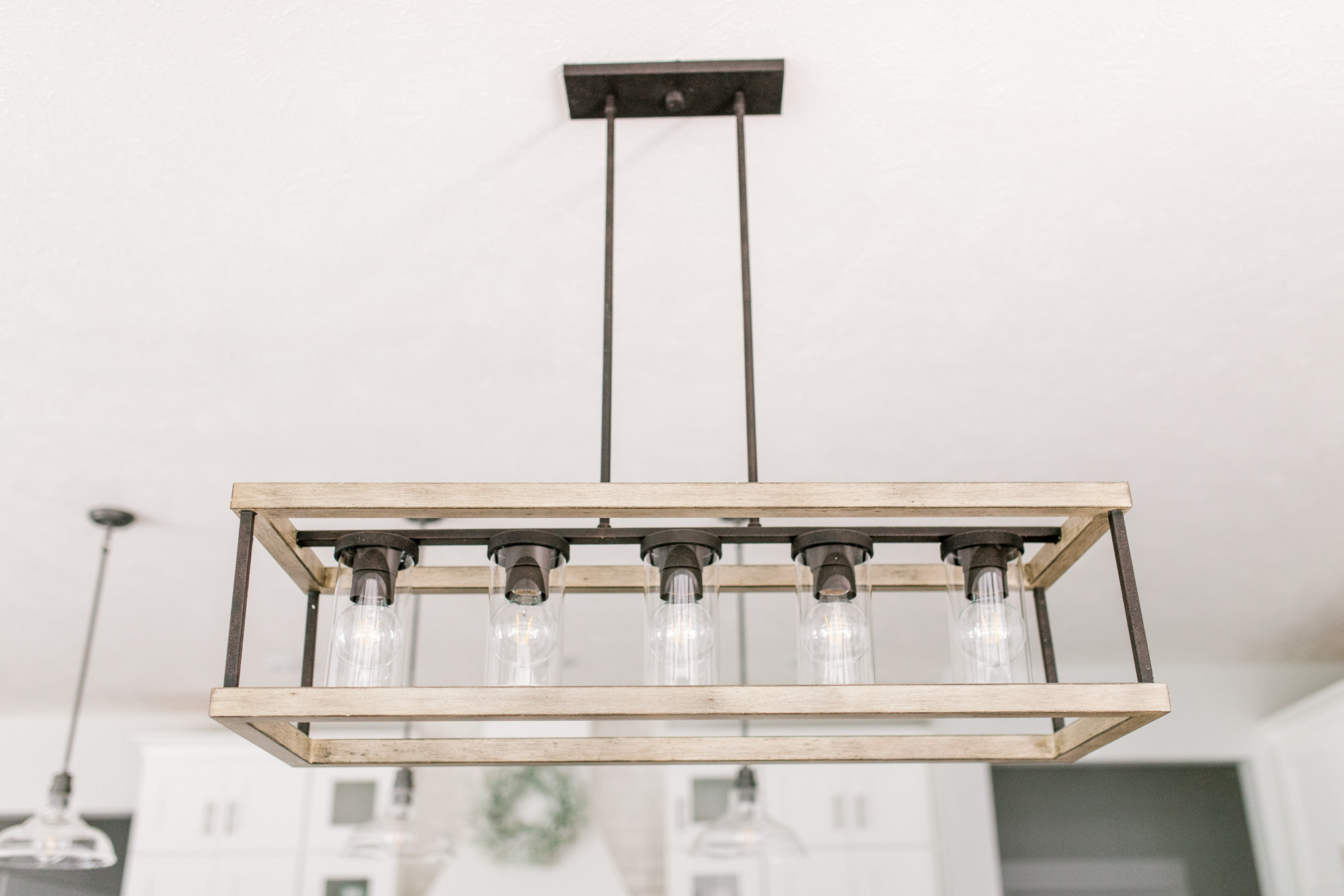 My White Modern Farmhouse Dream Kitchen | Industrial Kitchen | Fixer Upper Style Kitchen | Gray & White Kitchen | Apron Sink & Subway Tile