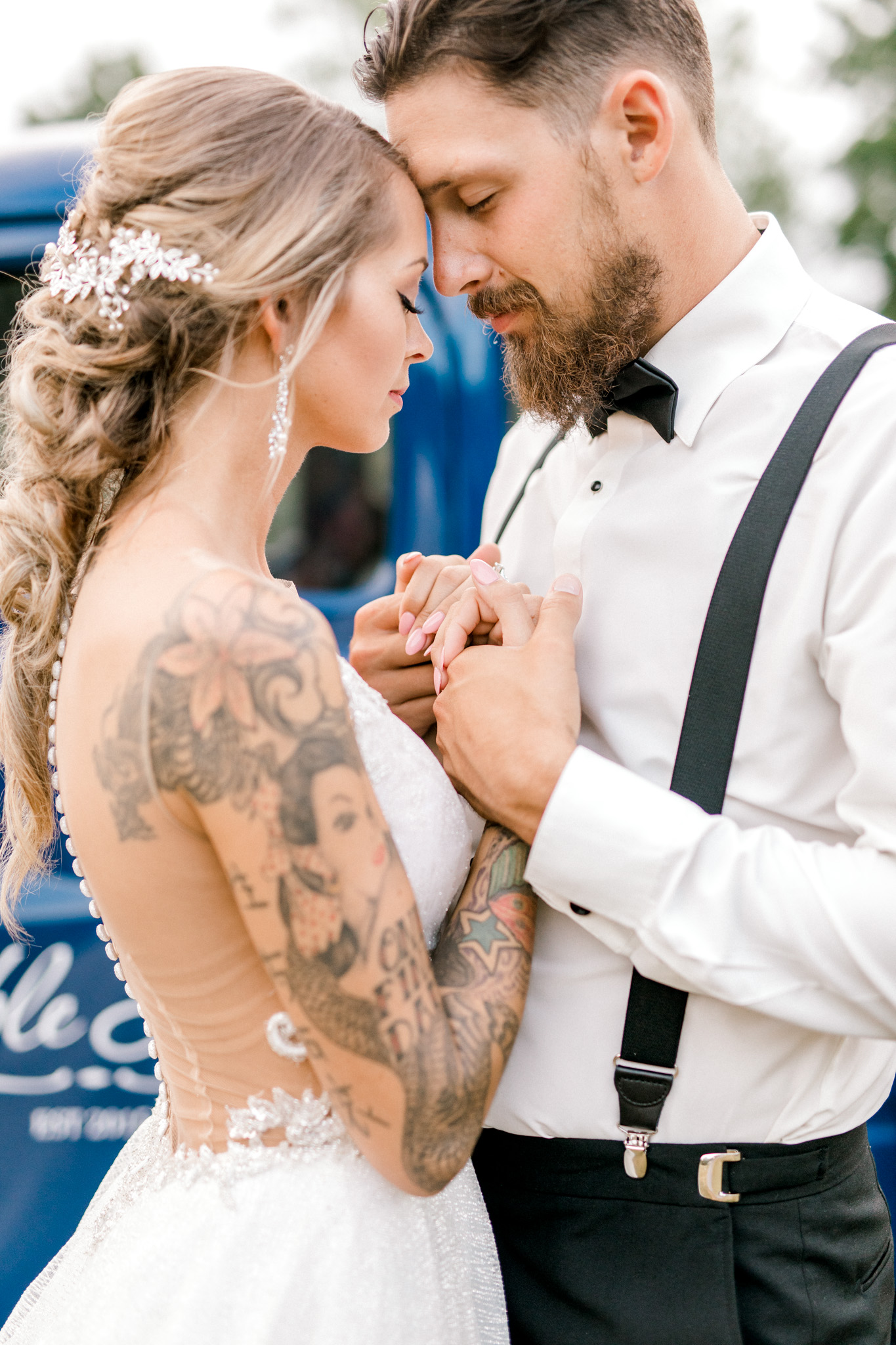 Fairytale Wedding In the Woods | Beauty and the Beast themed Wedding | Barn Wedding Reception | Low Back Wedding Dress | Light & Airy Wedding Photography | West Michigan Wedding Photographer