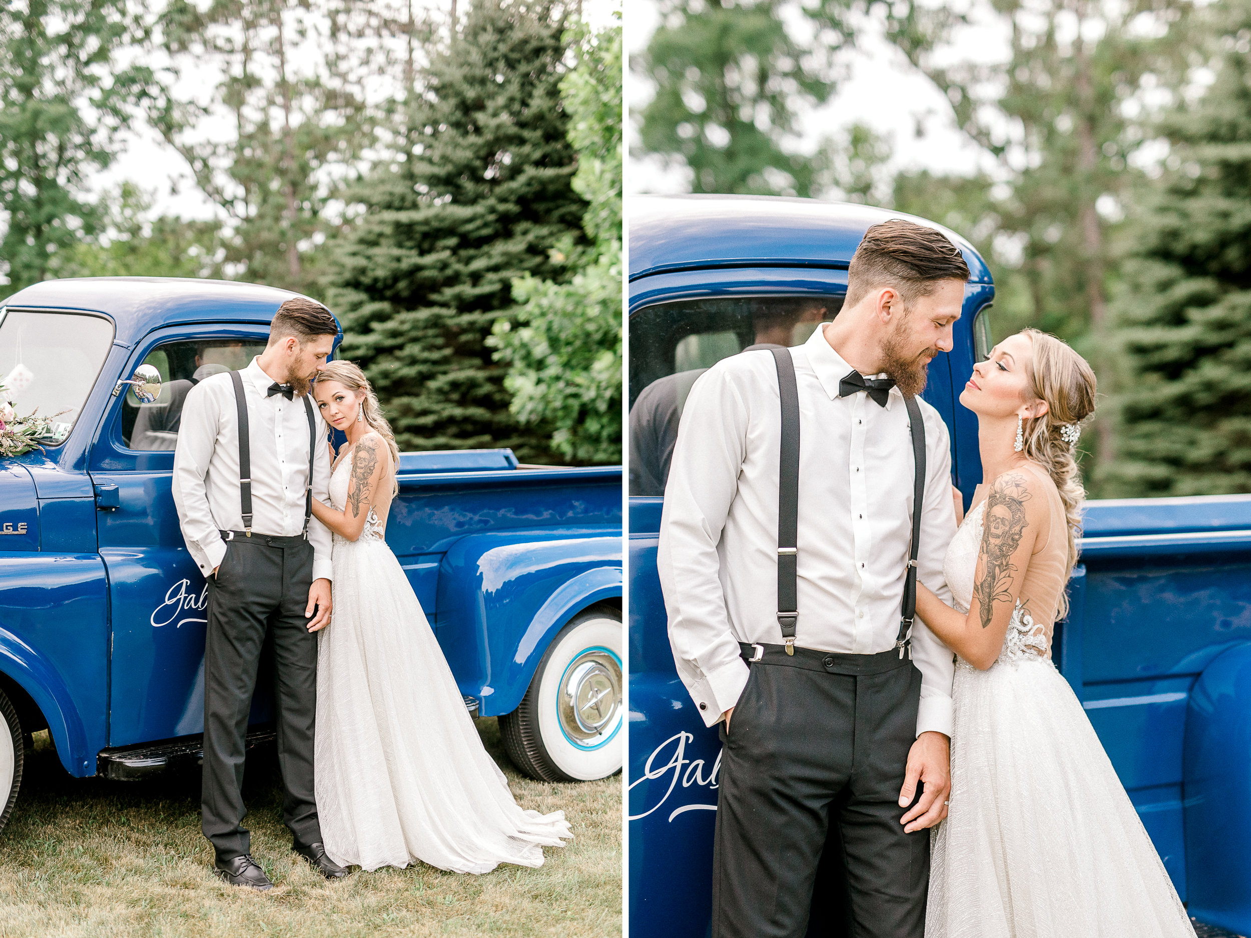 Fairytale Wedding In the Woods | Beauty and the Beast themed Wedding | Barn Wedding Reception | Low Back Wedding Dress | Light & Airy Wedding Photography | West Michigan Wedding Photographer