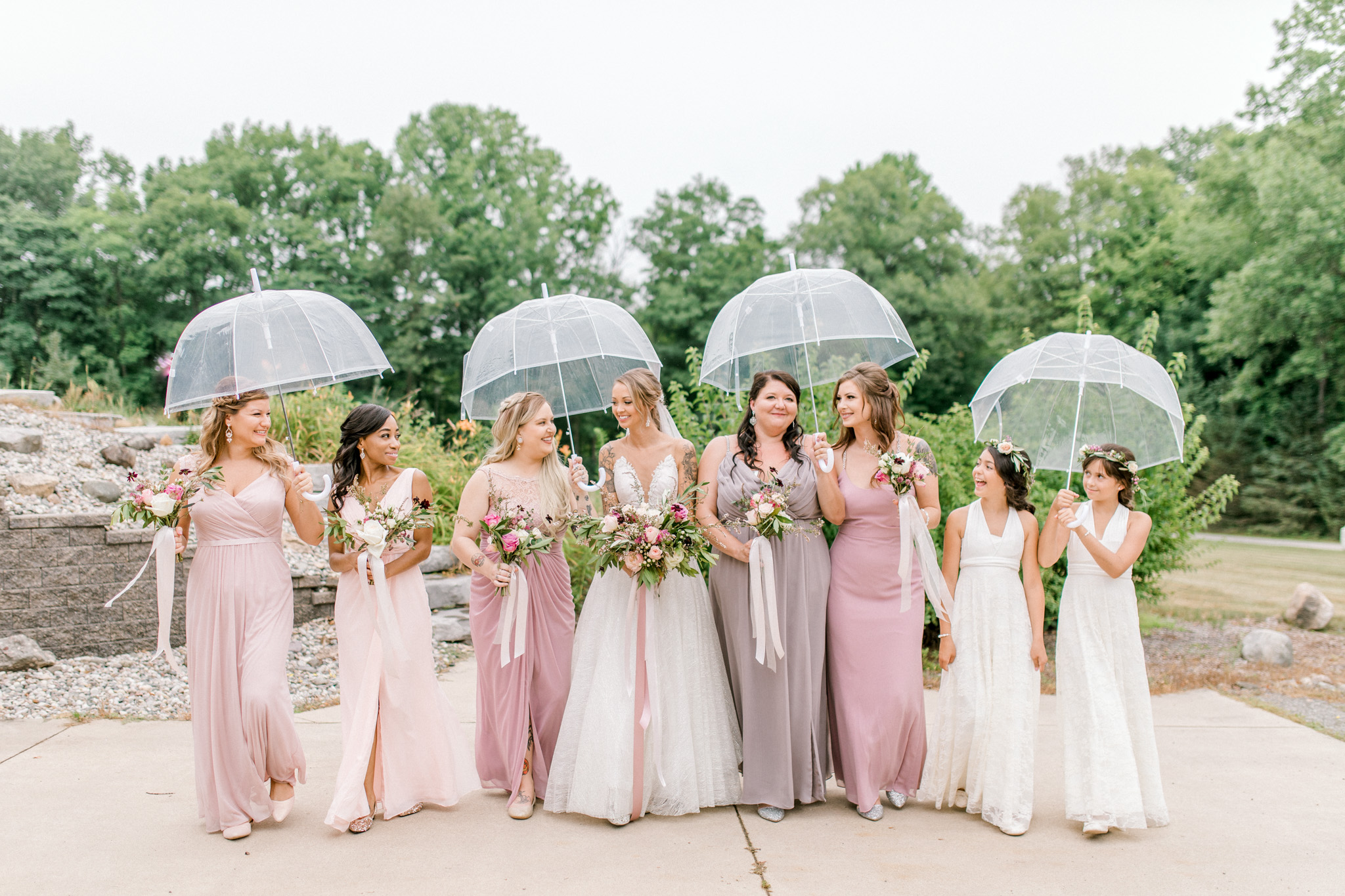 Fairytale Wedding In the Woods | Beauty and the Beast themed Wedding | Barn Wedding Reception | Low Back Wedding Dress | Light & Airy Wedding Photography | West Michigan Wedding Photographer