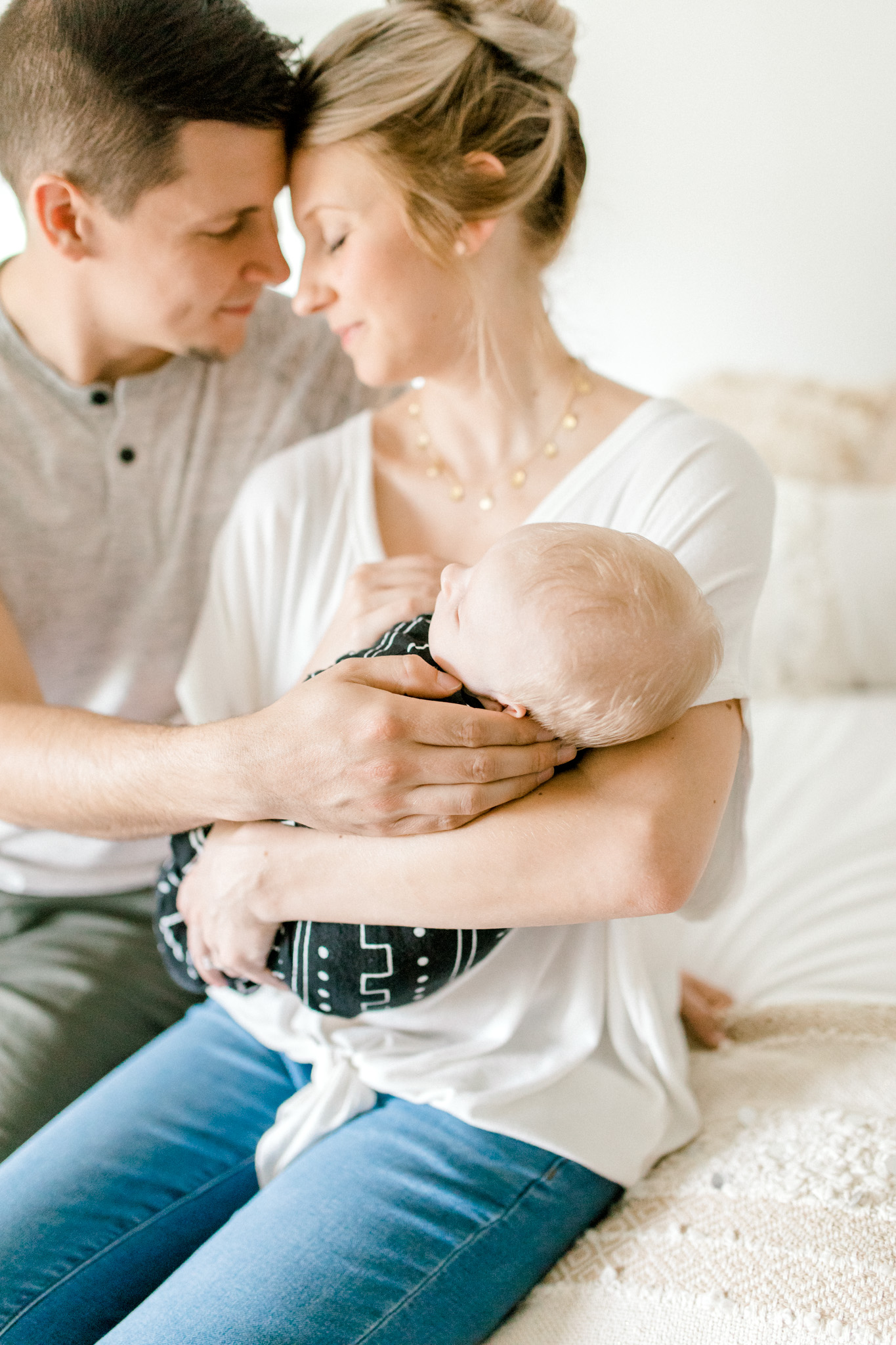 Magnolia Inspired Home | Lifestyle Newborn Session | In-Home Session | Family Lifestyle | Laurenda Marie Photography | Baby Boy Nursery | Dream Nursery | Michigan Lifestyle Photographer