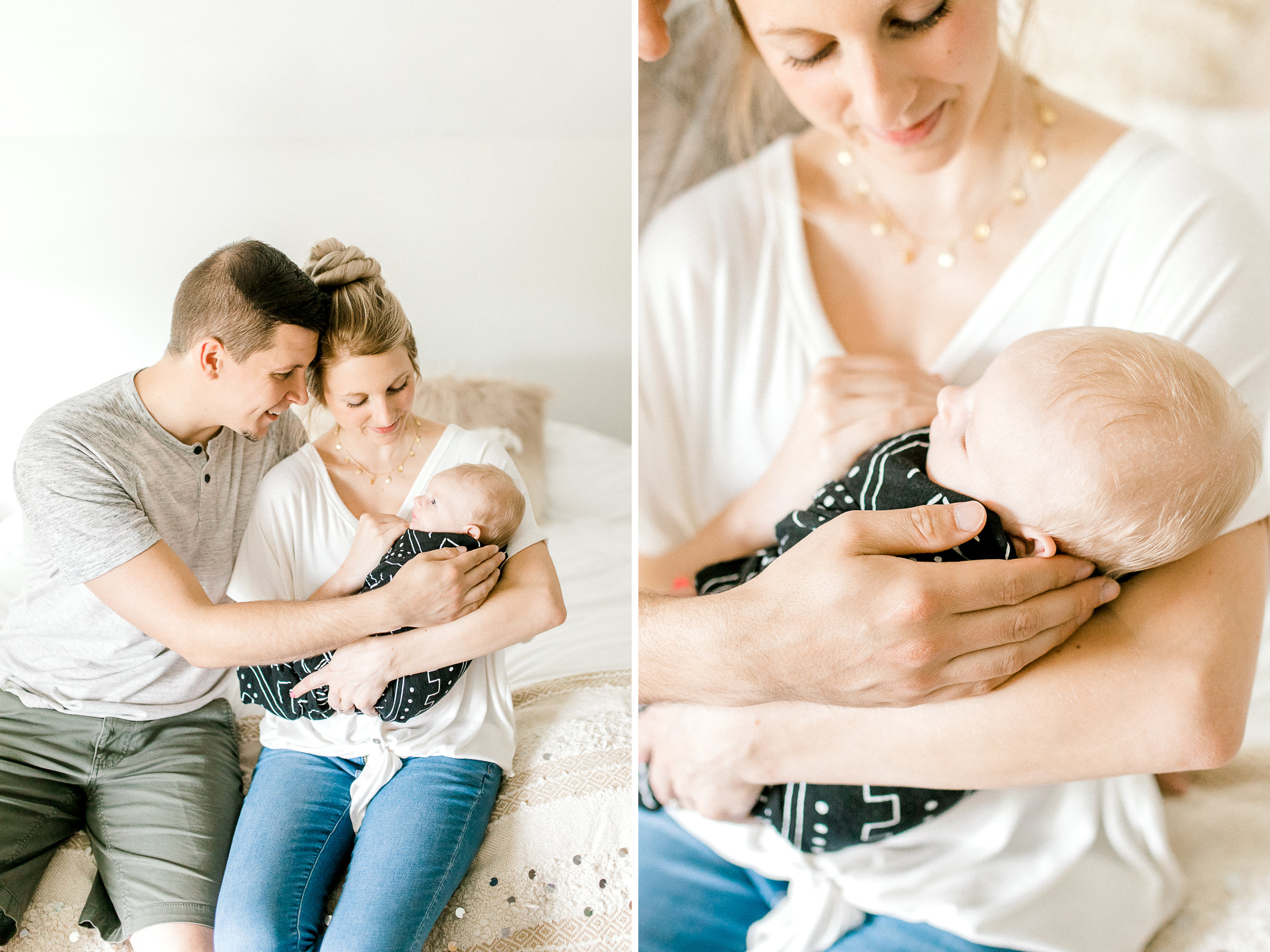 Magnolia Inspired Home | Lifestyle Newborn Session | In-Home Session | Family Lifestyle | Laurenda Marie Photography | Baby Boy Nursery | Dream Nursery | Michigan Lifestyle Photographer