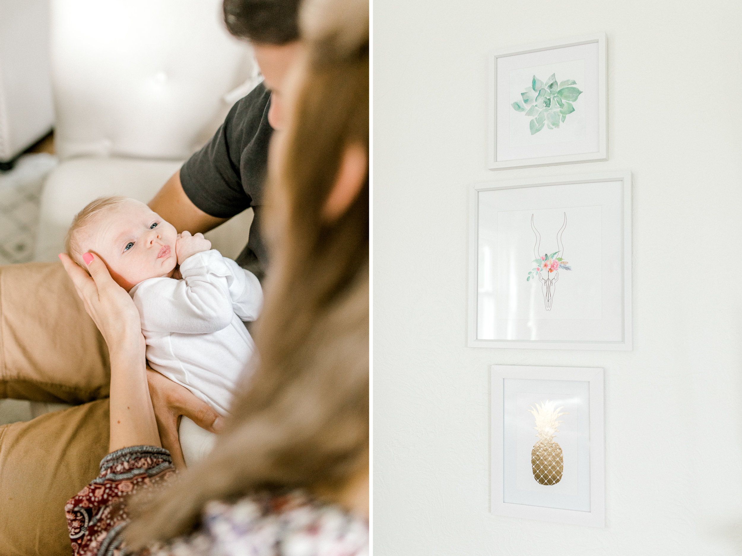 Magnolia Inspired Home | Lifestyle Newborn Session | In-Home Session | Family Lifestyle | Laurenda Marie Photography | Baby Boy Nursery | Dream Nursery | Michigan Lifestyle Photographer