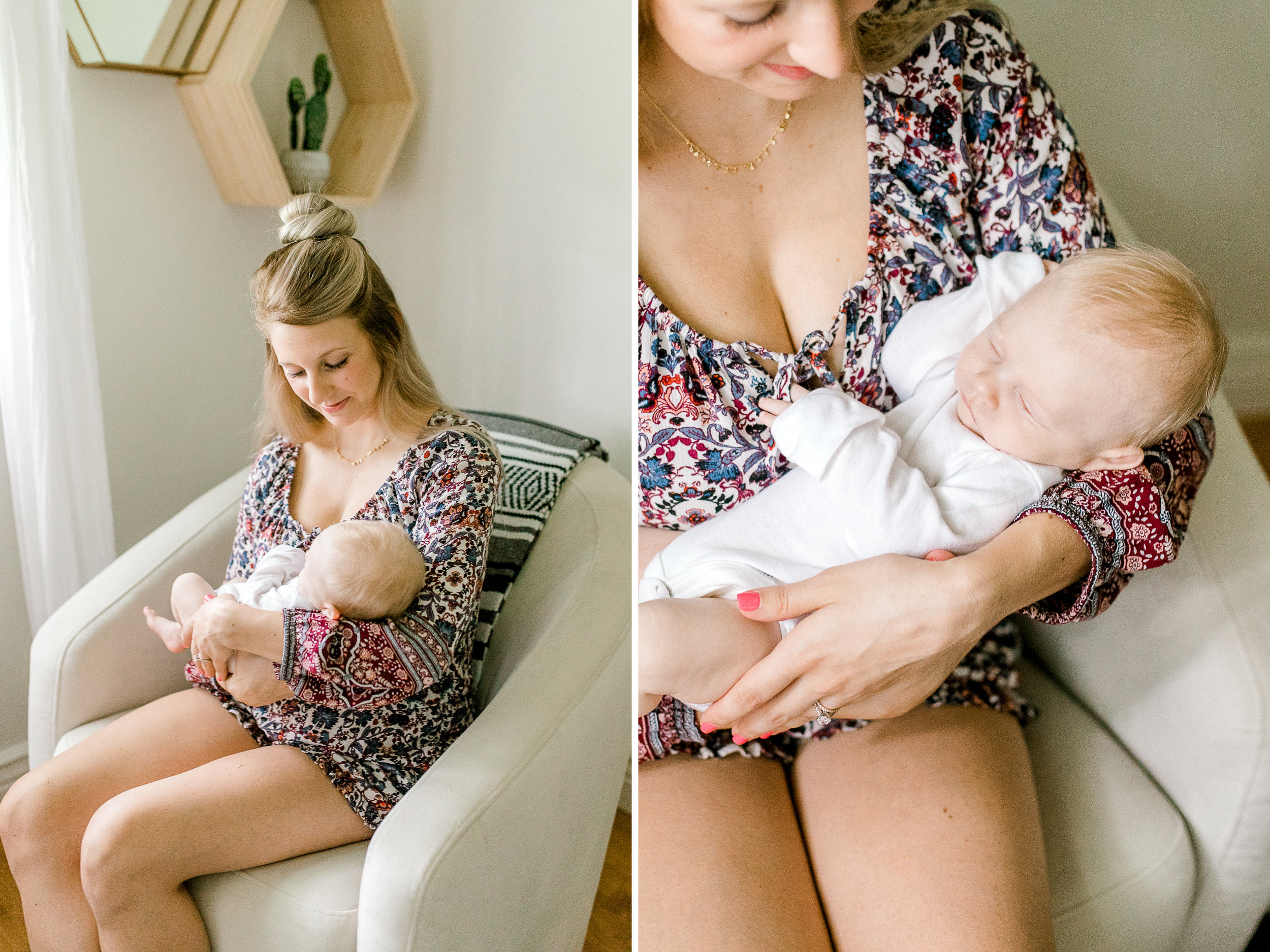 Magnolia Inspired Home | Lifestyle Newborn Session | In-Home Session | Family Lifestyle | Laurenda Marie Photography | Baby Boy Nursery | Dream Nursery | Michigan Lifestyle Photographer