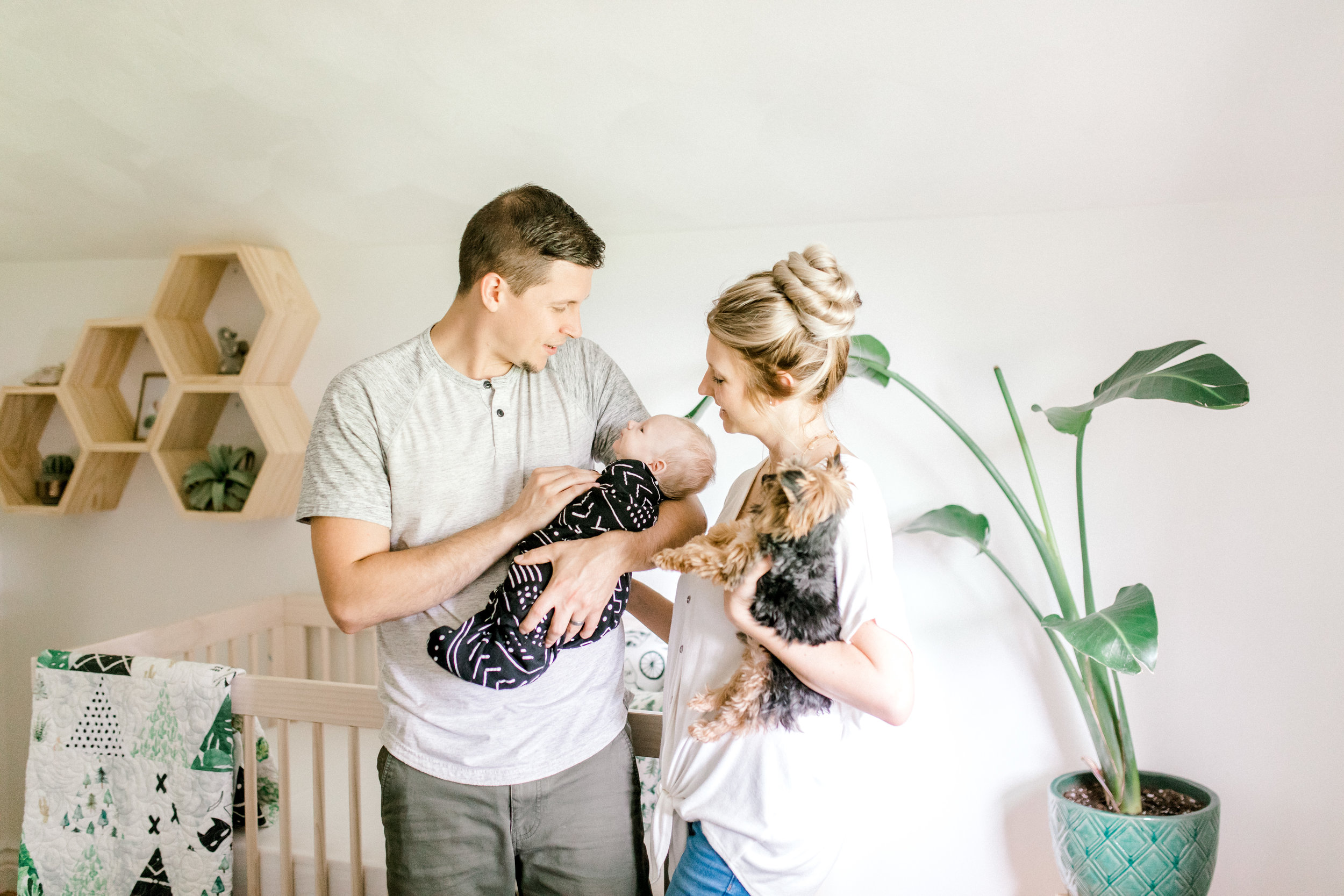 Magnolia Inspired Home and Garden Newborn Lifestyle | Replogle Family | Climax, Michigan