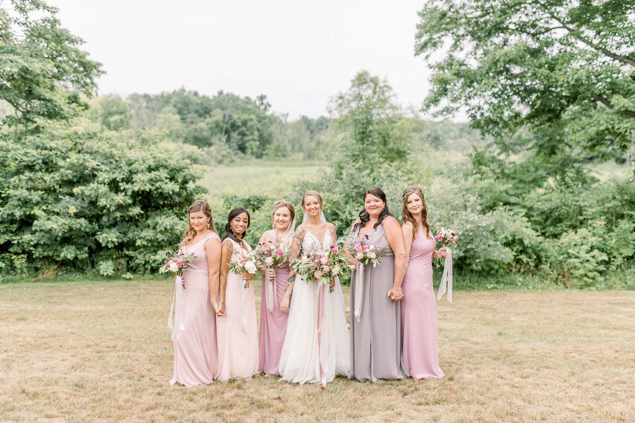 Fairytale Wedding In the Woods | Beauty and the Beast themed Wedding | Barn Wedding Reception | Low Back Wedding Dress | Light & Airy Wedding Photography | West Michigan Wedding Photographer
