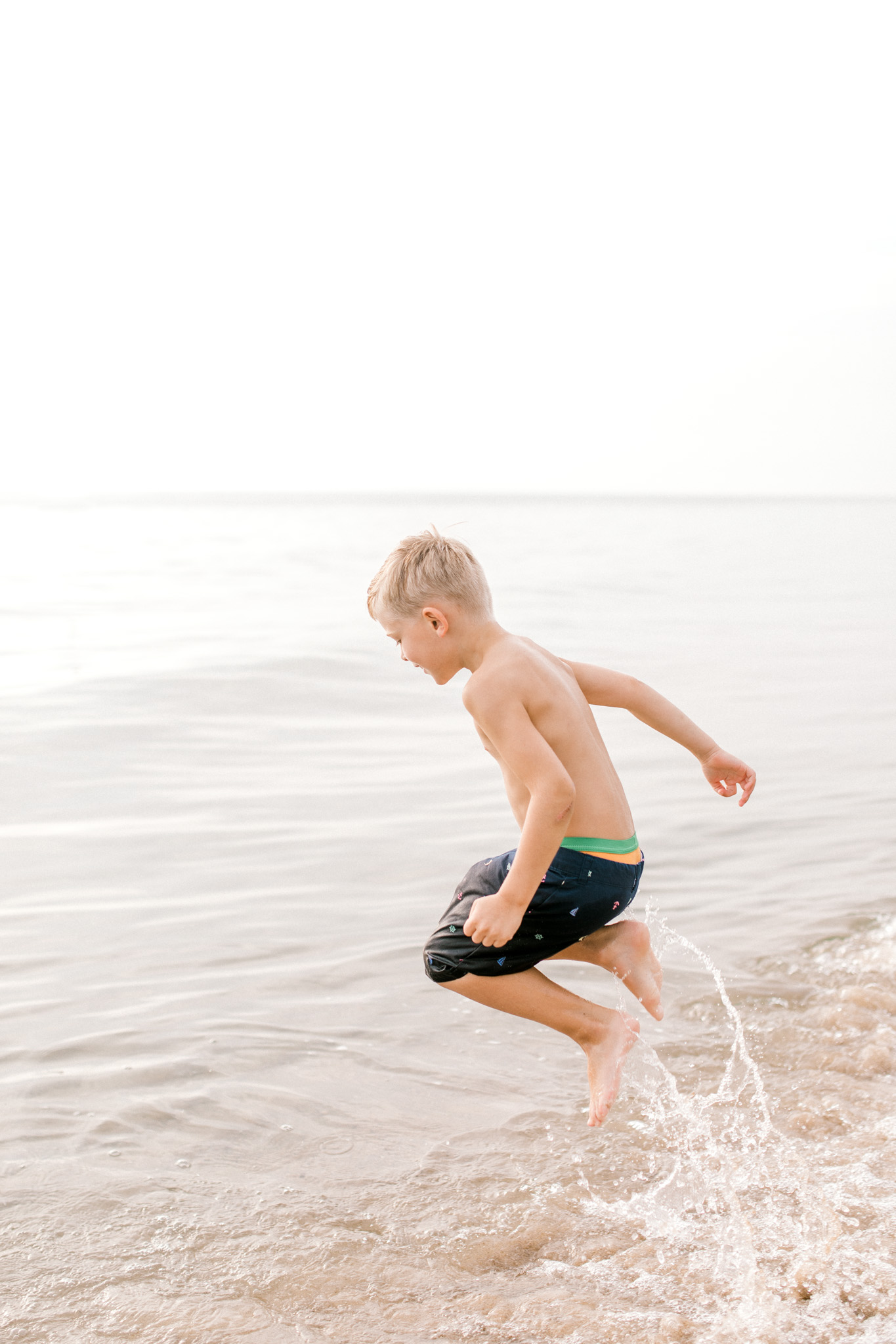 Family Lifestyle Session on the Beach | Family Photographer | West Olive, Michigan