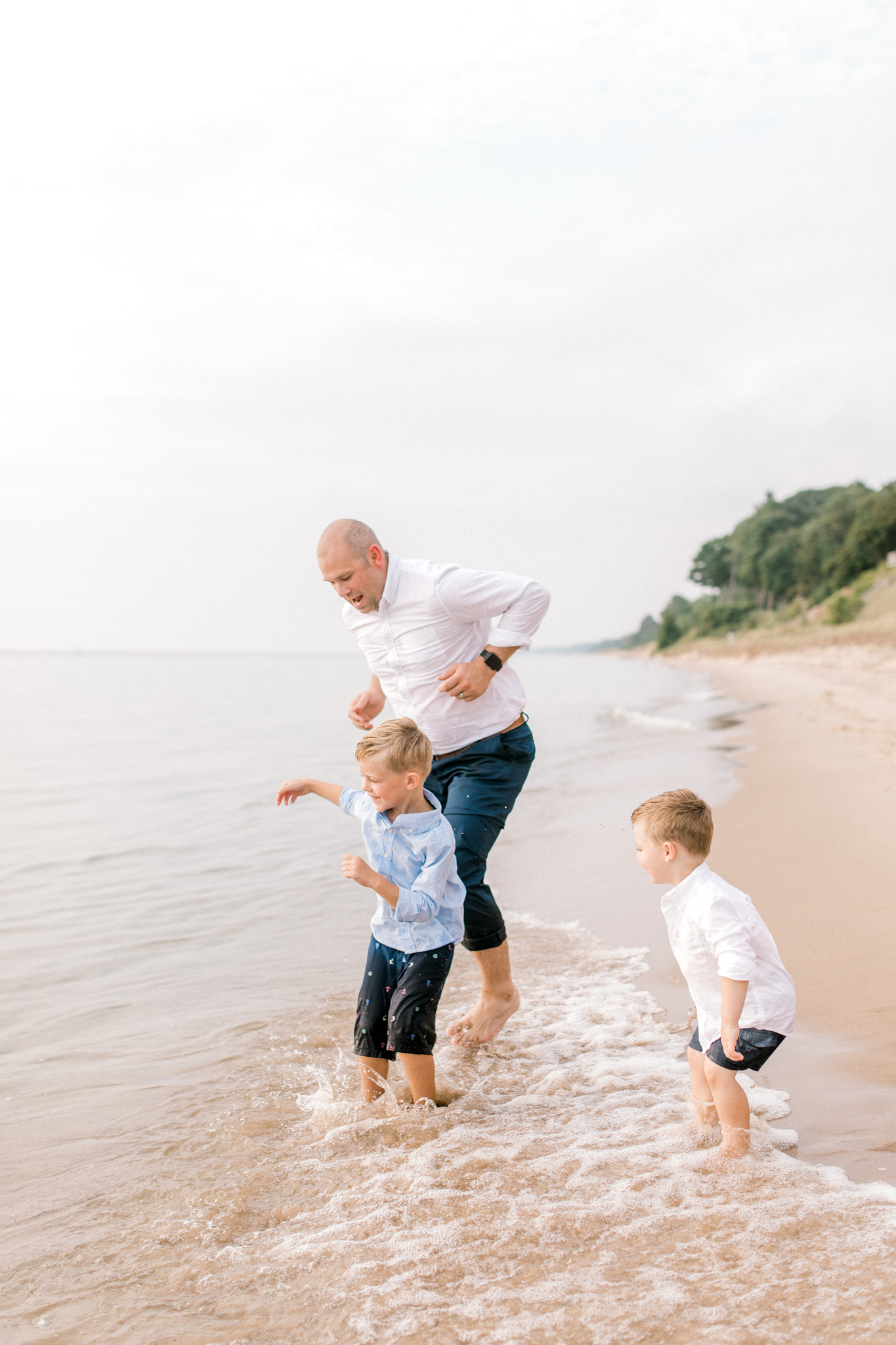 Family Lifestyle Session on the Beach | Family Photographer | West Olive, Michigan