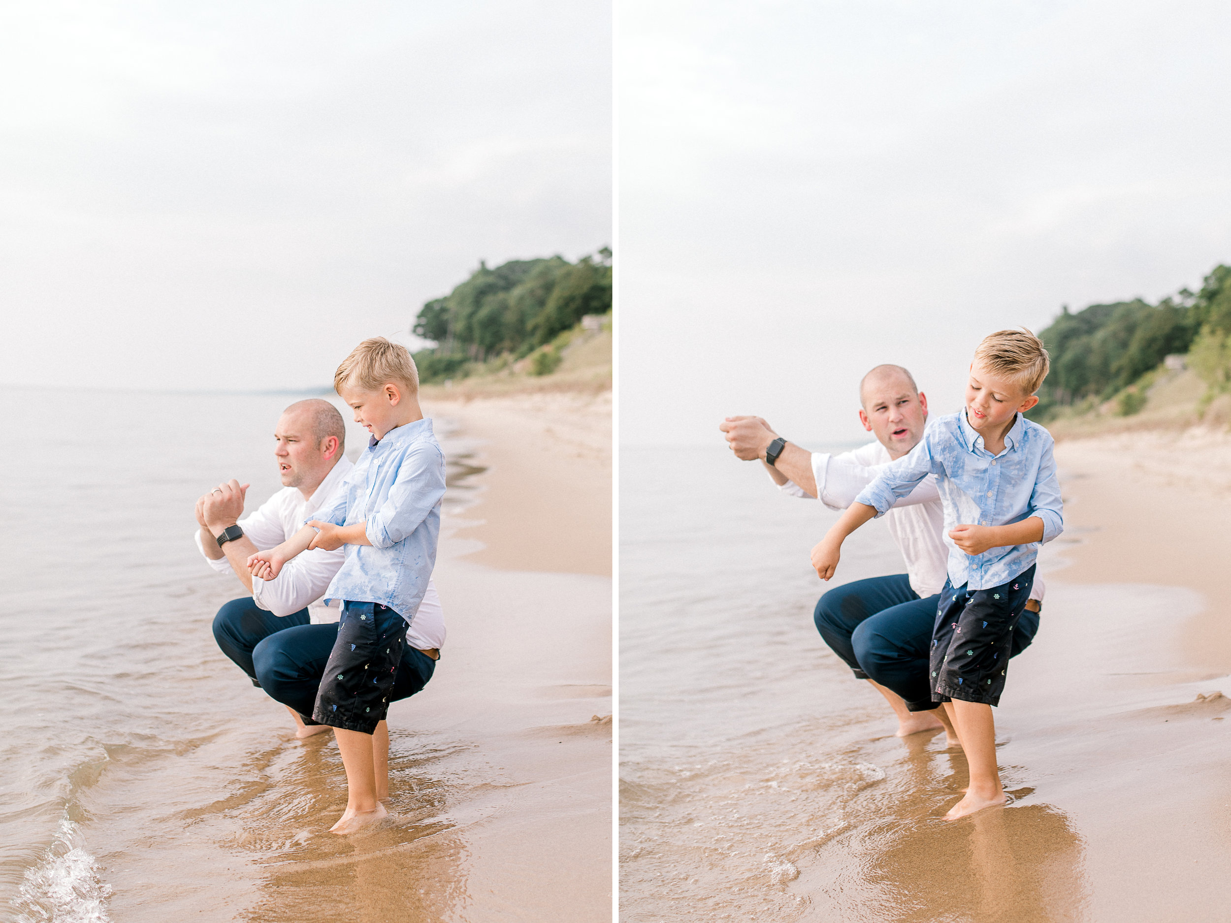 Family Lifestyle Session on the Beach | Family Photographer | West Olive, Michigan