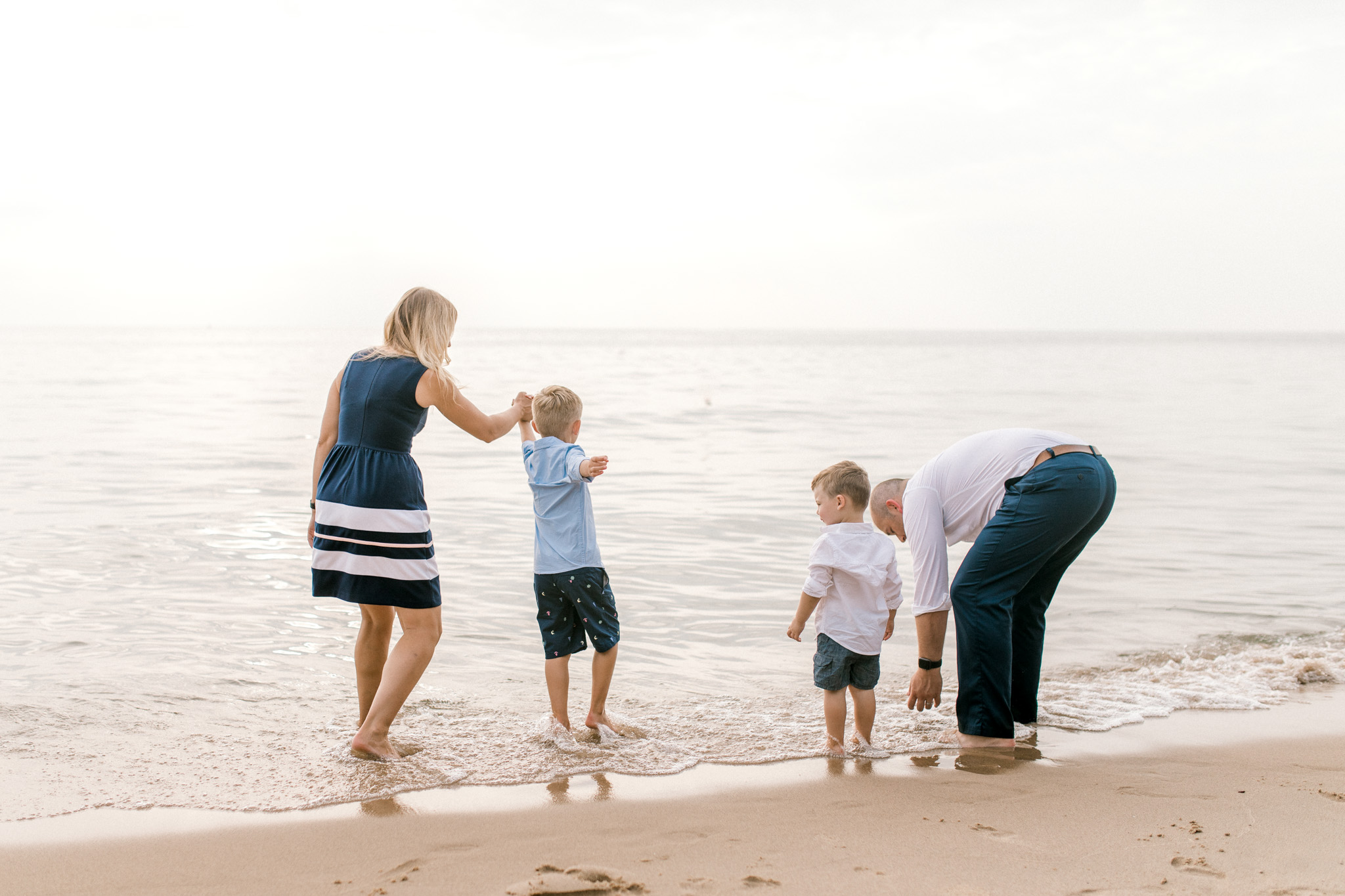 Family Lifestyle Session on the Beach | Family Photographer | West Olive, Michigan