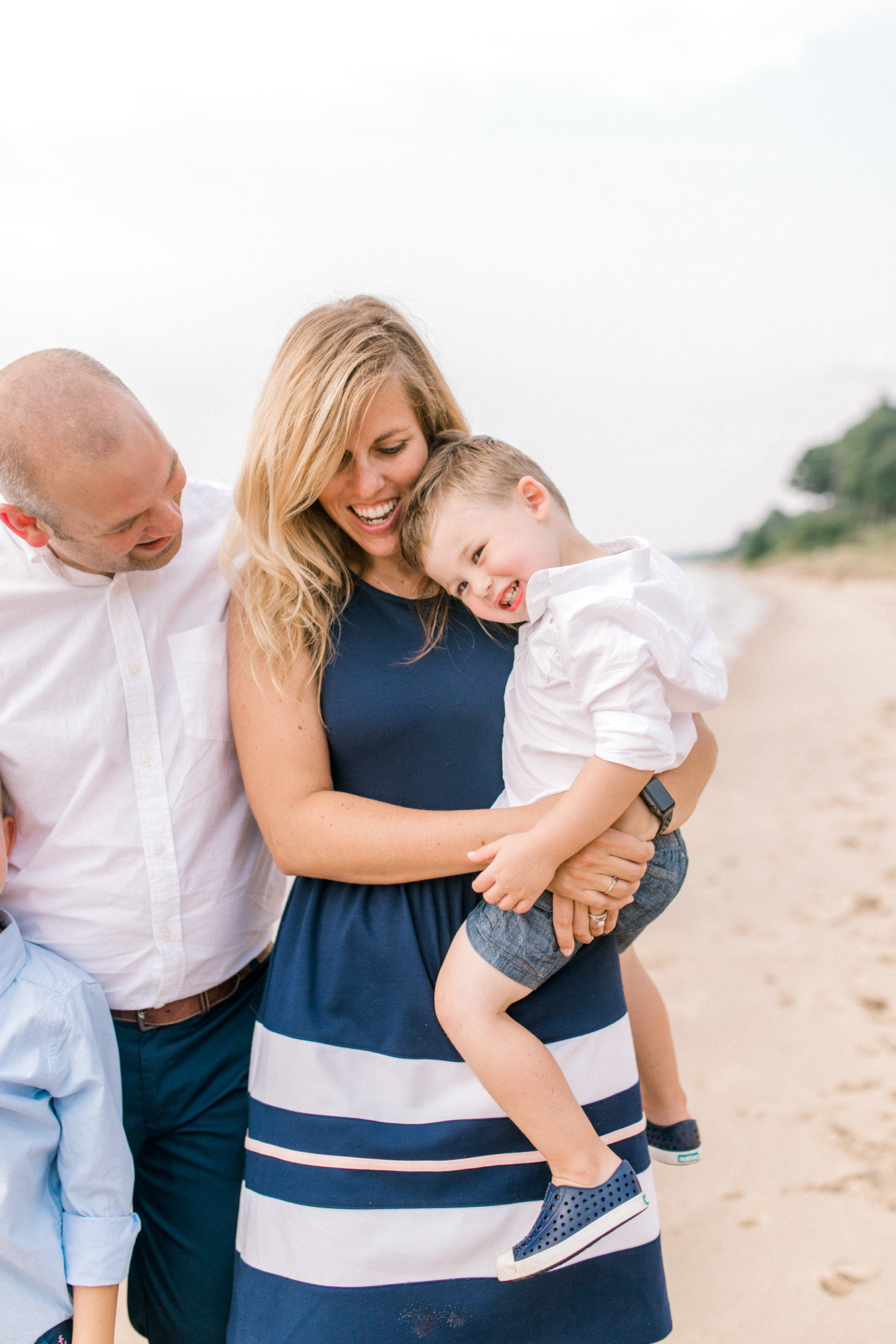 Family Lifestyle Session on the Beach | Family Photographer | West Olive, Michigan