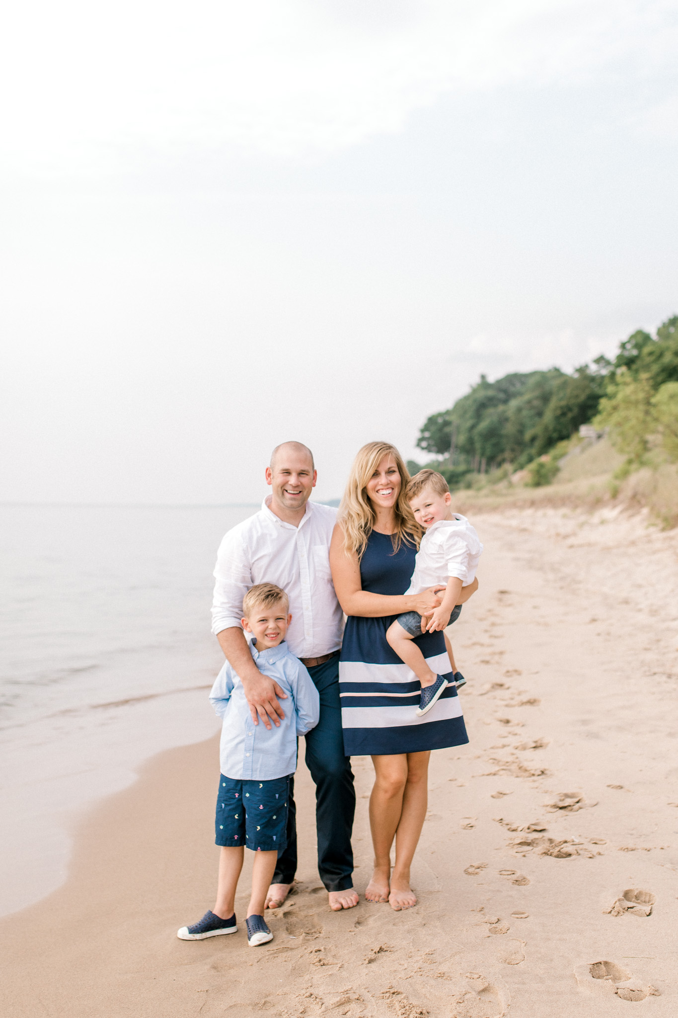 Family Lifestyle Session on the Beach | Family Photographer | West Olive, Michigan