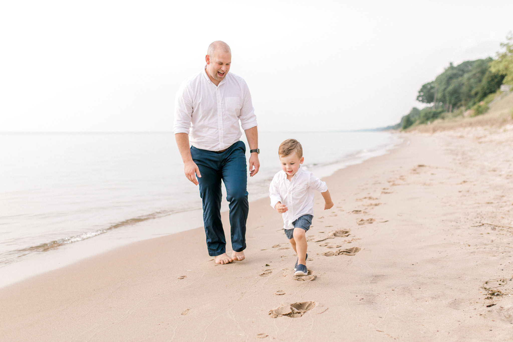 Family Lifestyle Session on the Beach | Family Photographer | West Olive, Michigan