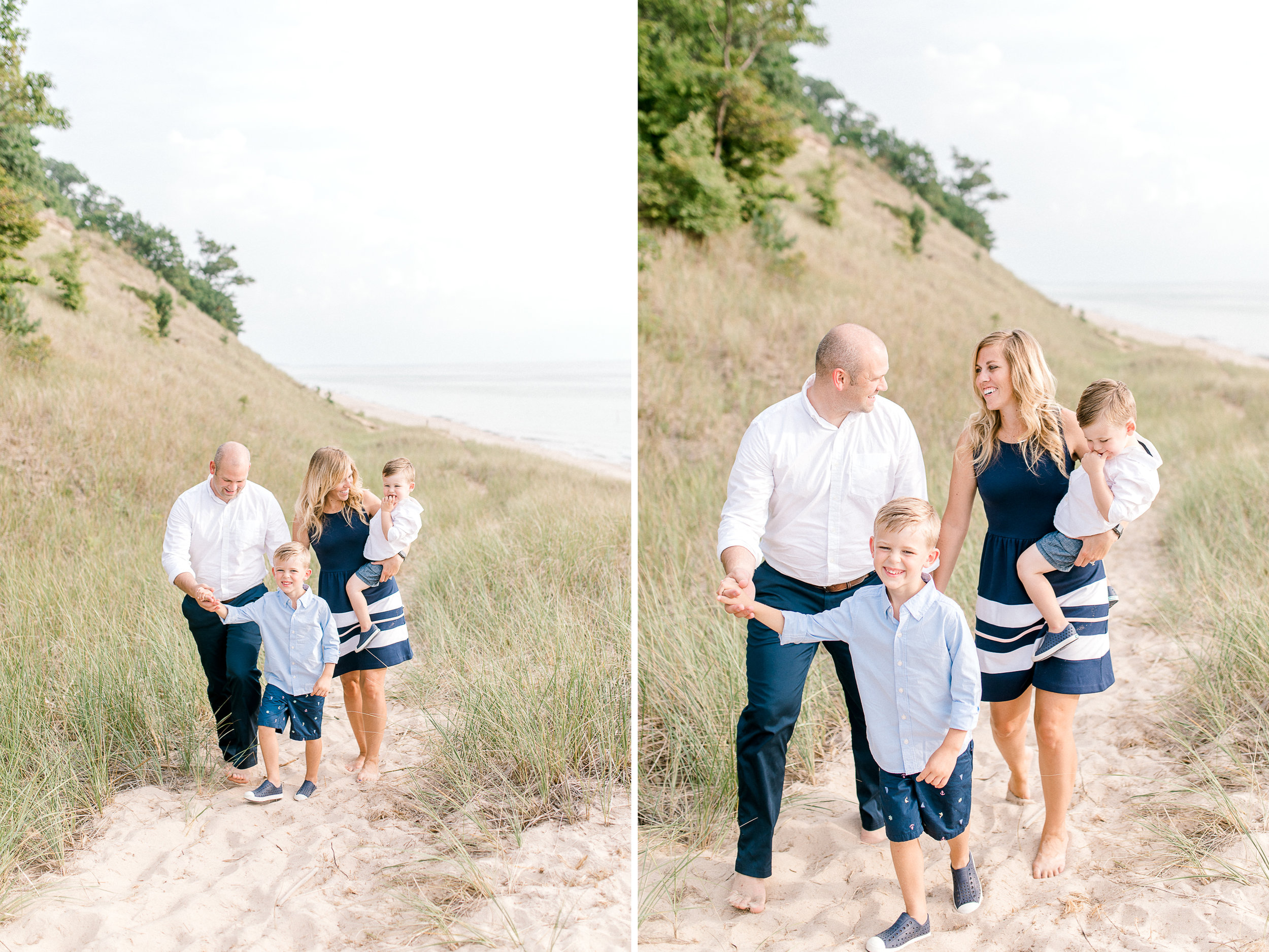 Family Lifestyle Session on the Beach | Family Photographer | West Olive, Michigan