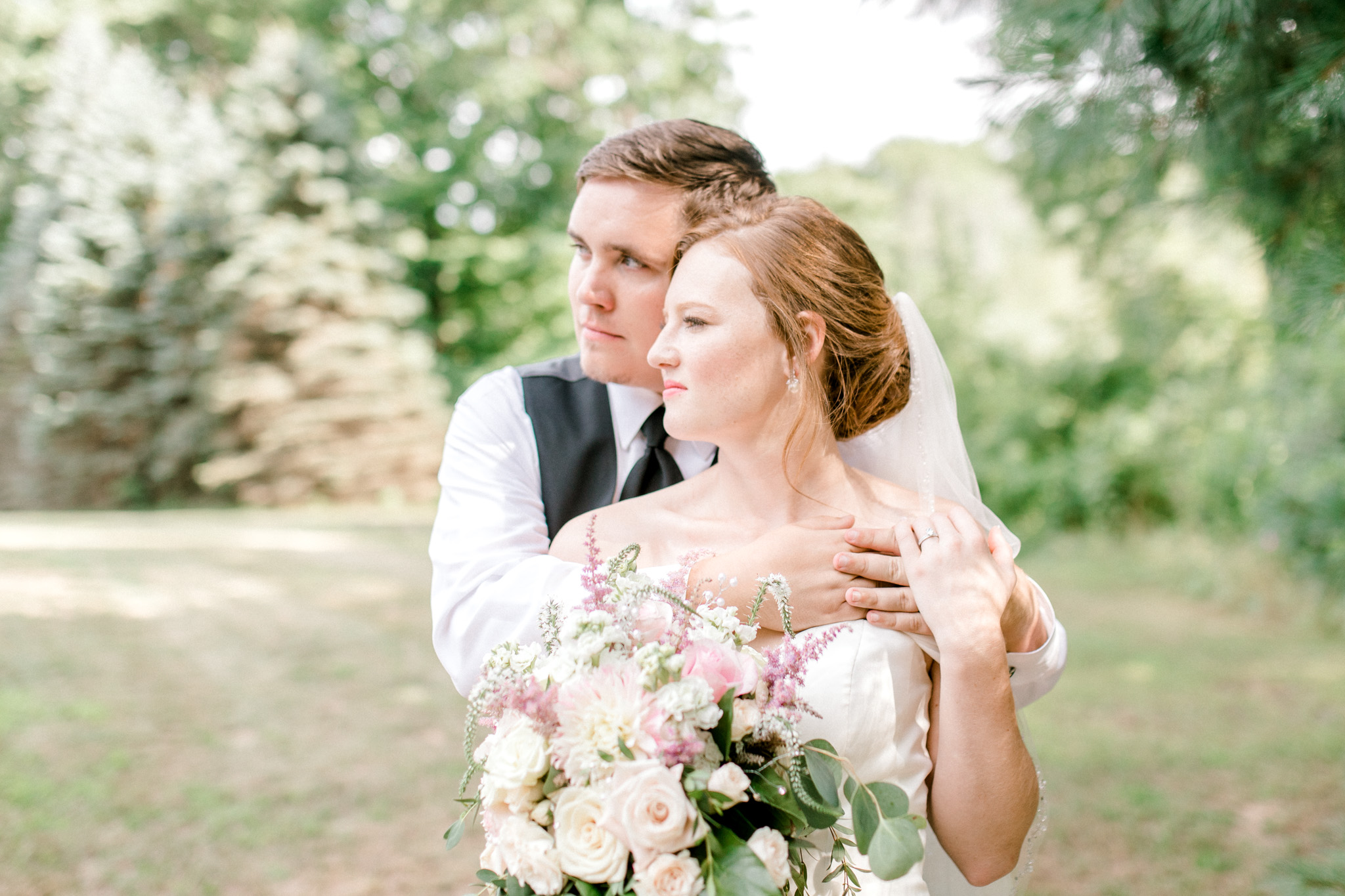 Timeless Wedding at Gable Hill Barn | Michigan Summer Wedding | Marcellus Michigan