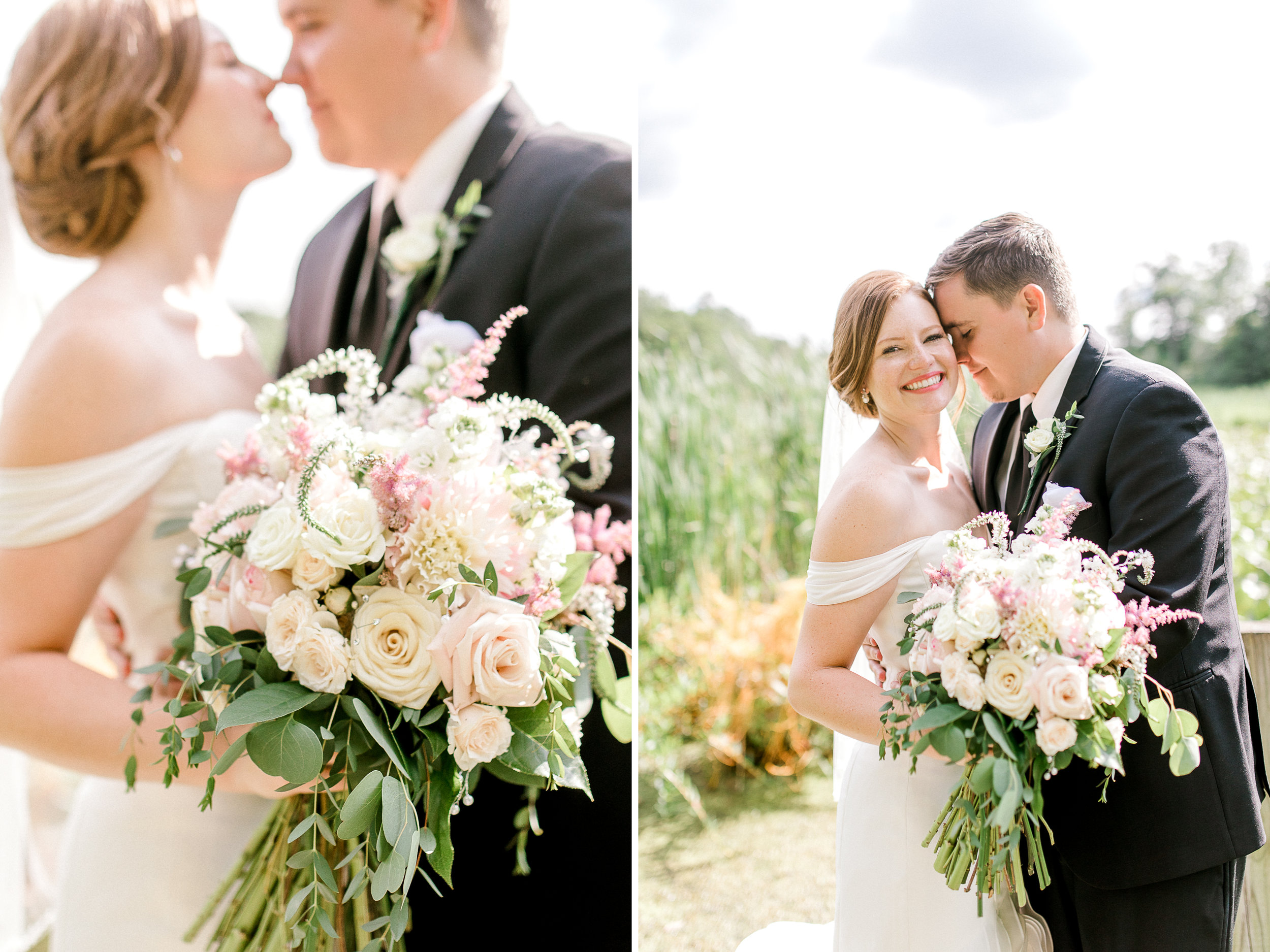 Timeless Wedding at Gable Hill Barn | Michigan Summer Wedding | Marcellus Michigan