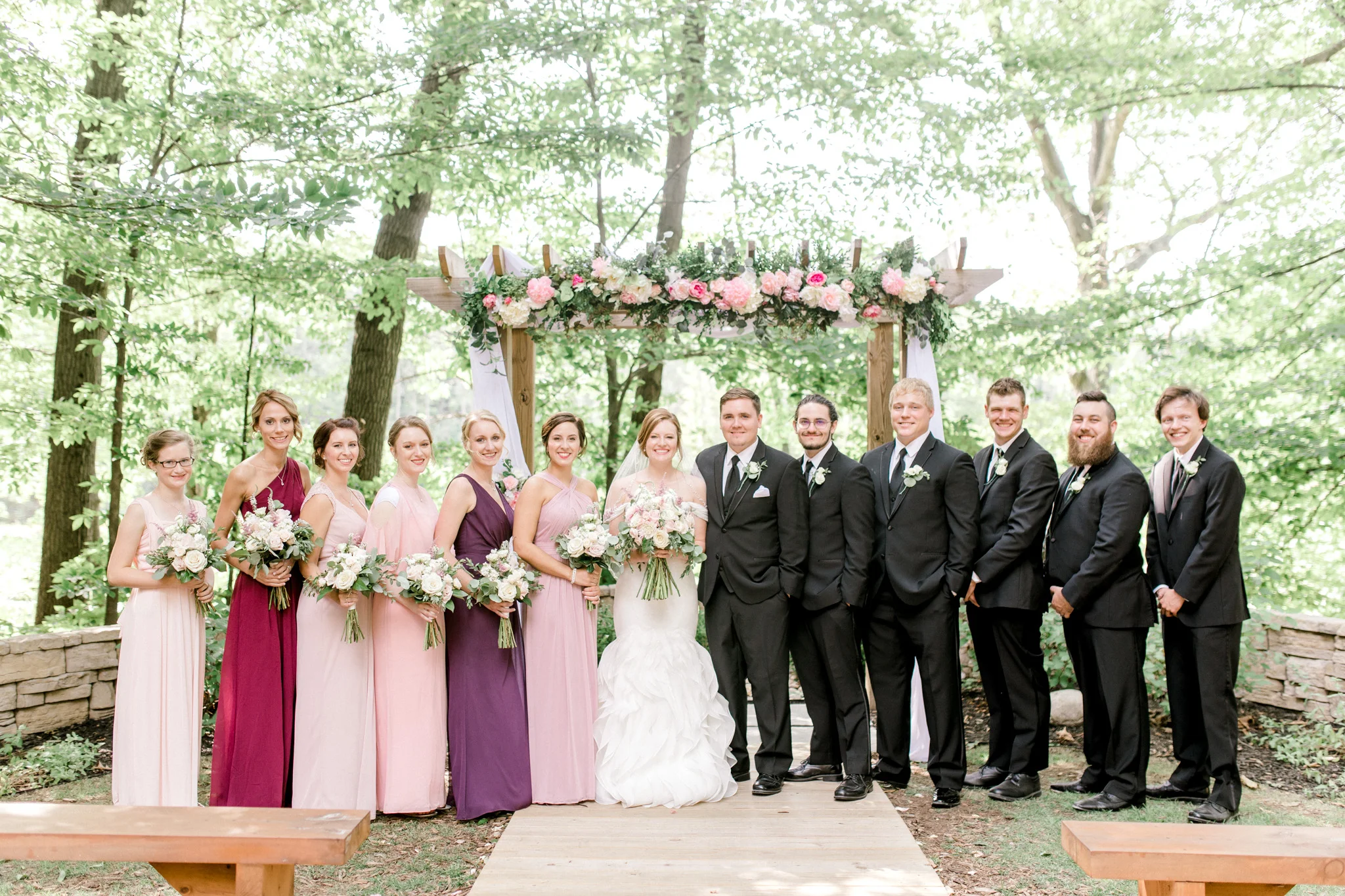 Timeless Wedding at Gable Hill Barn | Michigan Summer Wedding | Marcellus Michigan