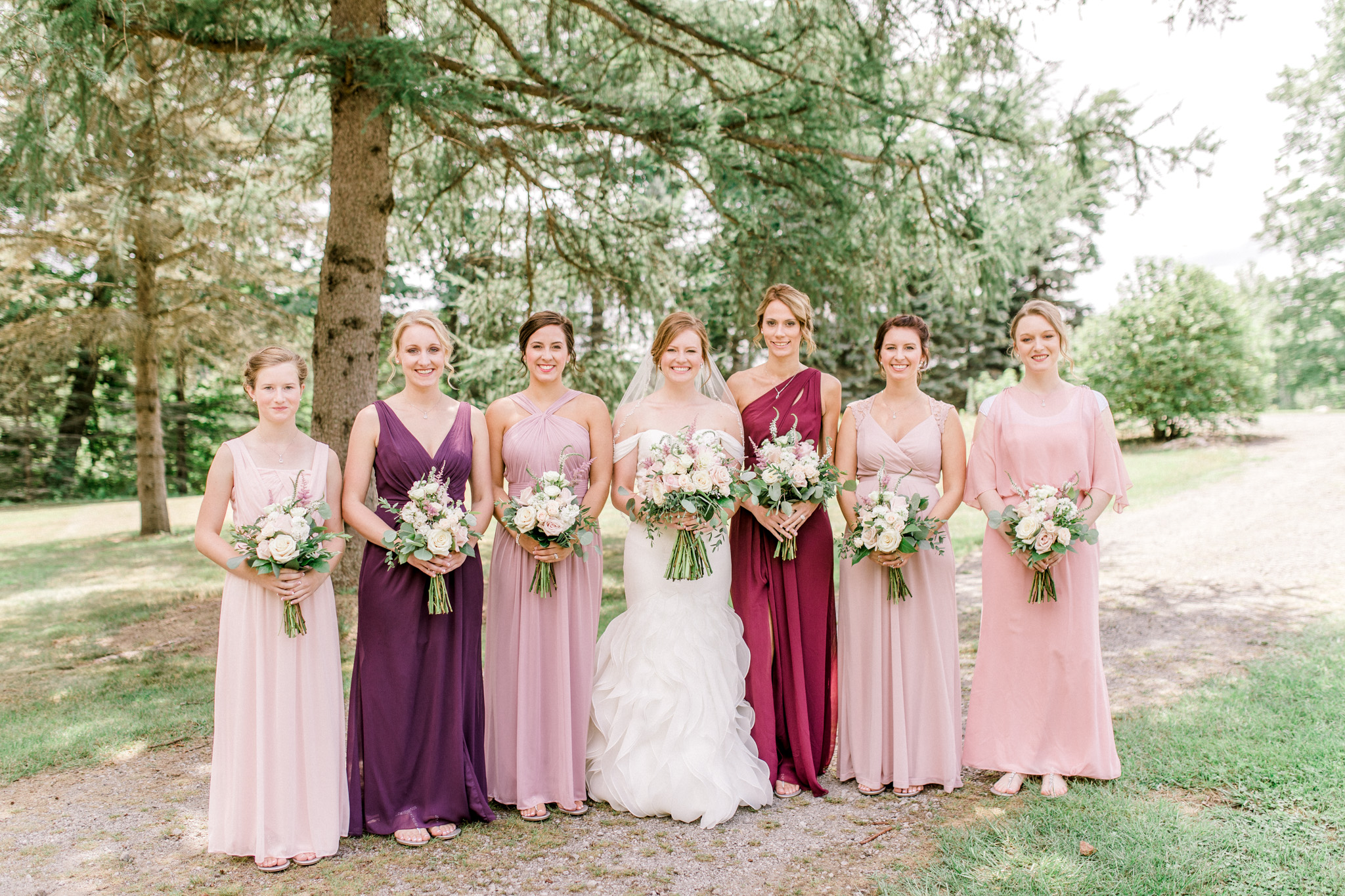 Timeless Wedding at Gable Hill Barn | Michigan Summer Wedding | Marcellus Michigan