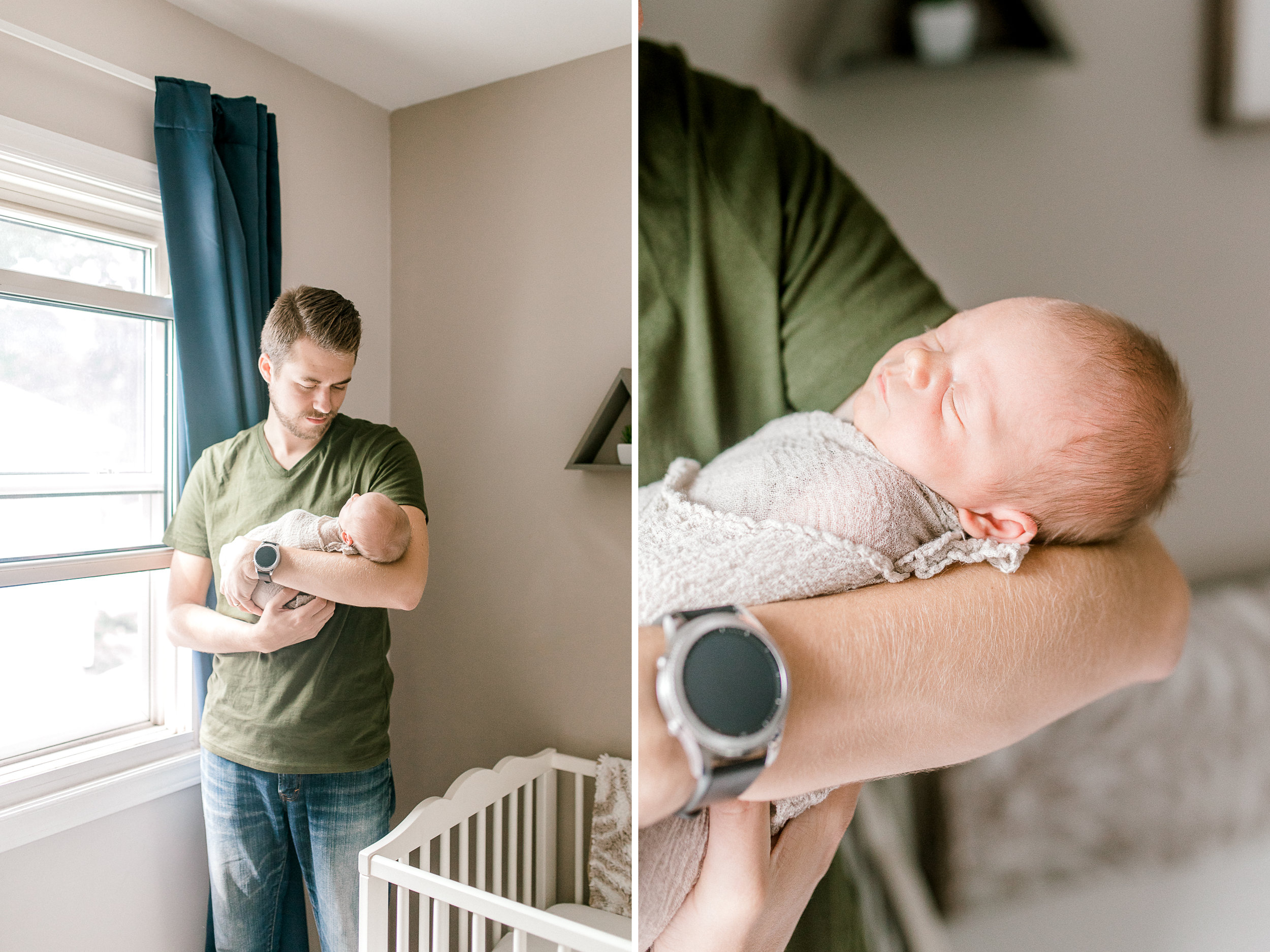 In-home newborn lifestyle family session | Michigan Lifestyle Photographer | Laurenda Marie Photography