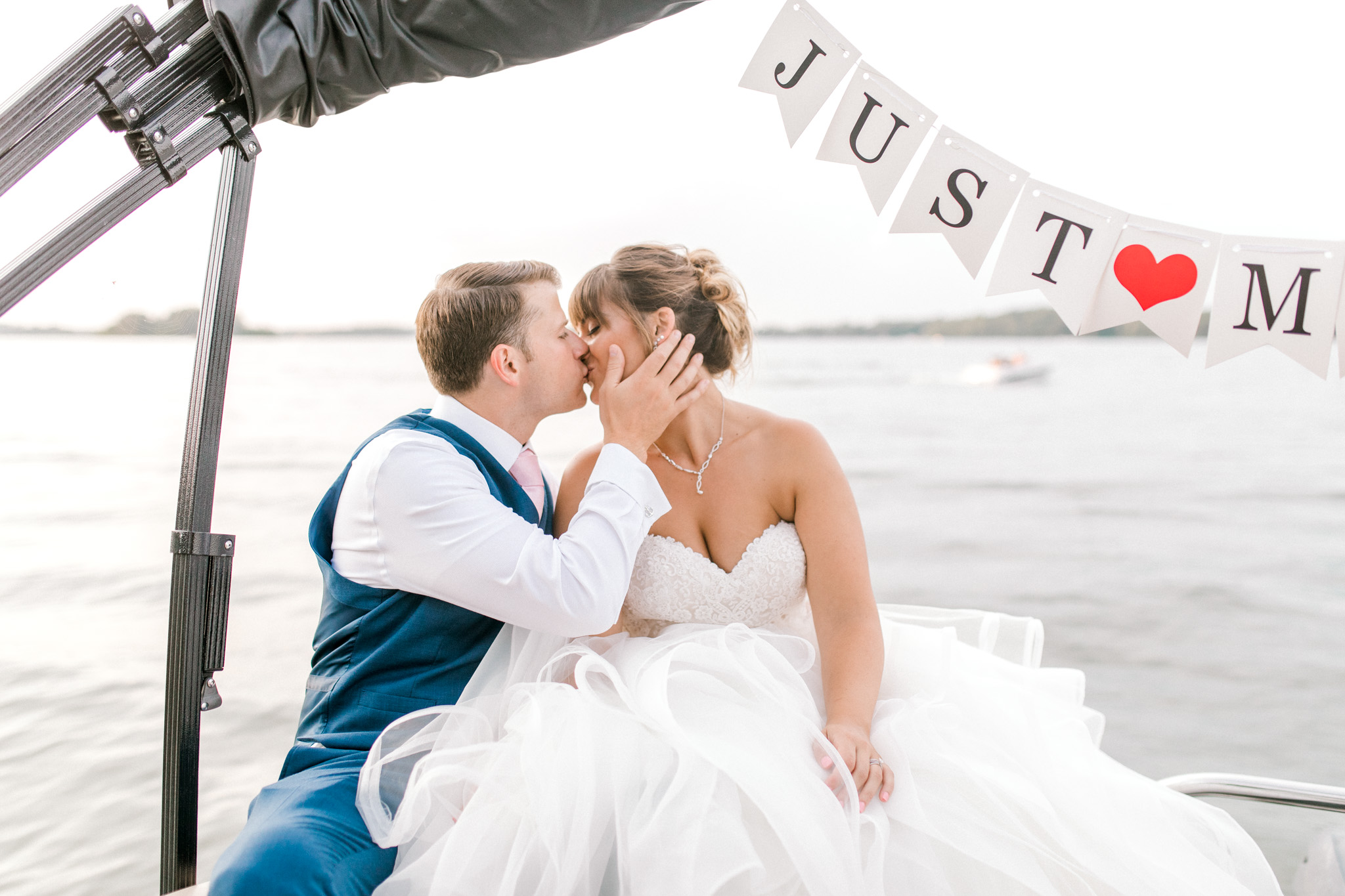Nautical Dockside Michigan Wedding on Gun Lake