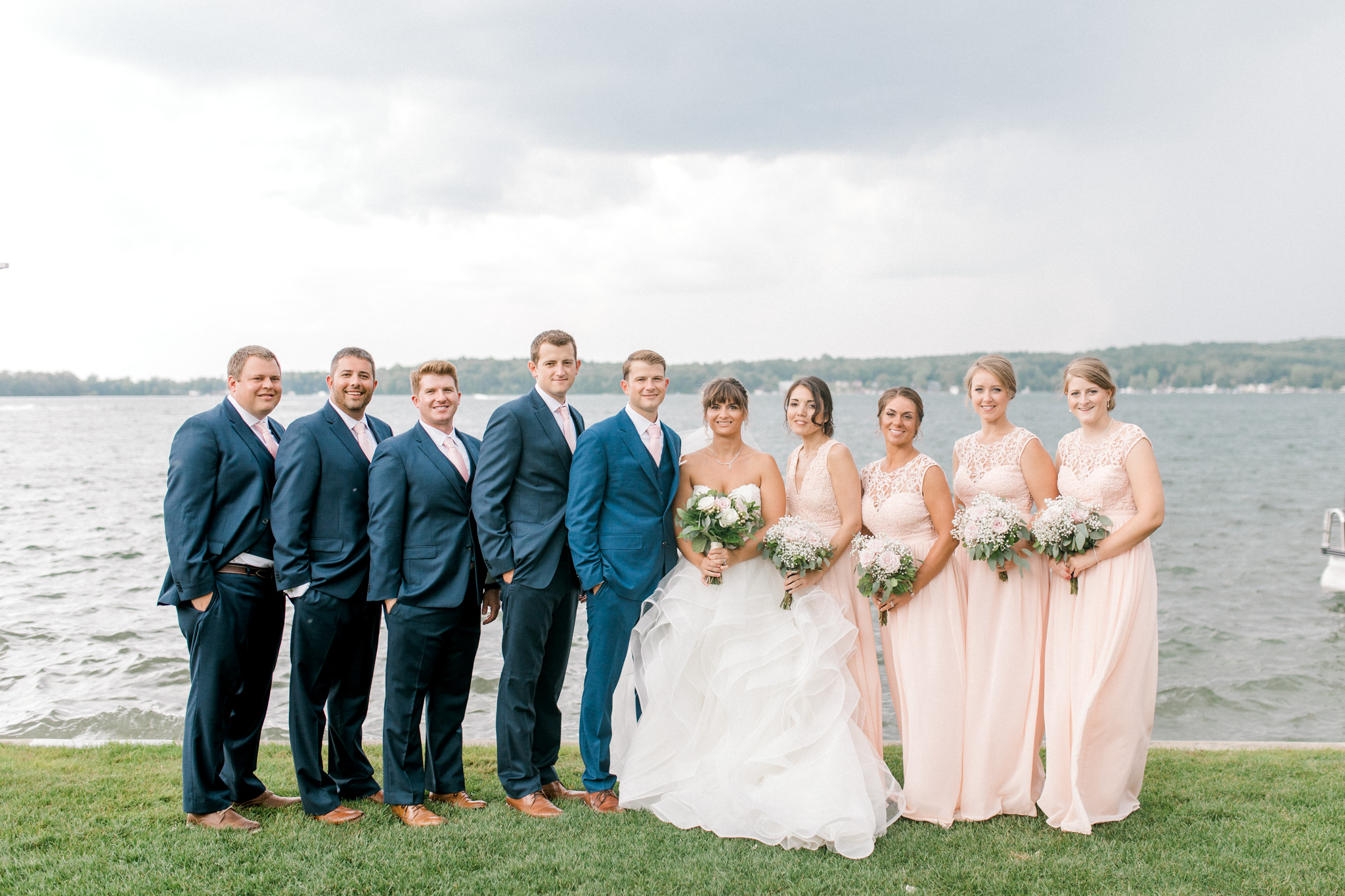 Nautical Dockside Michigan Wedding on Gun Lake
