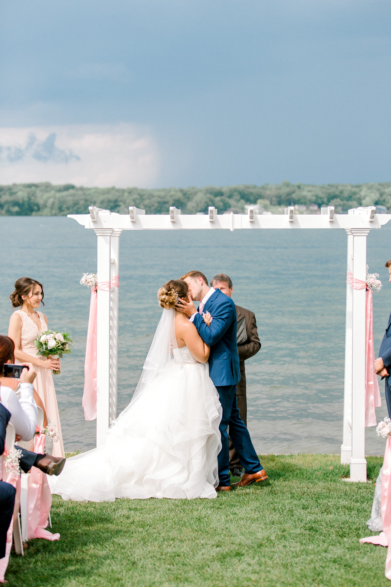 Nautical Dockside Michigan Wedding on Gun Lake