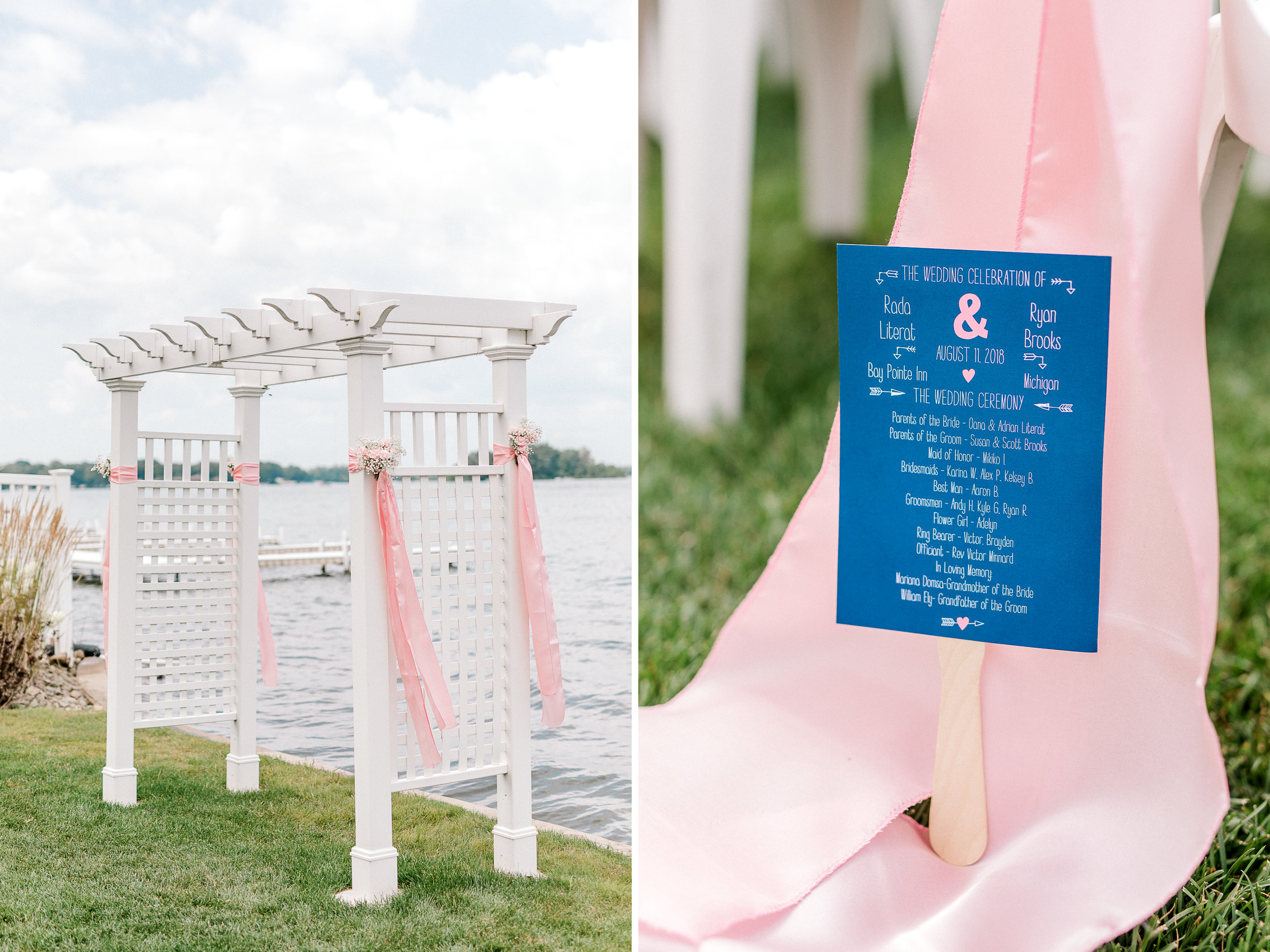 Nautical Dockside Michigan Wedding on Gun Lake