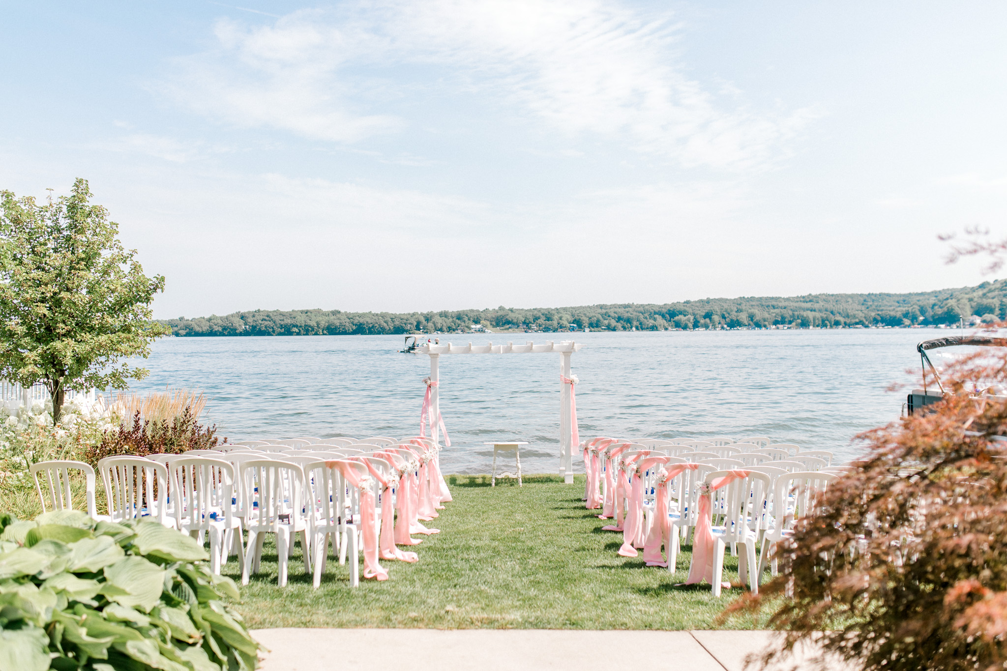 Nautical Dockside Michigan Wedding on Gun Lake