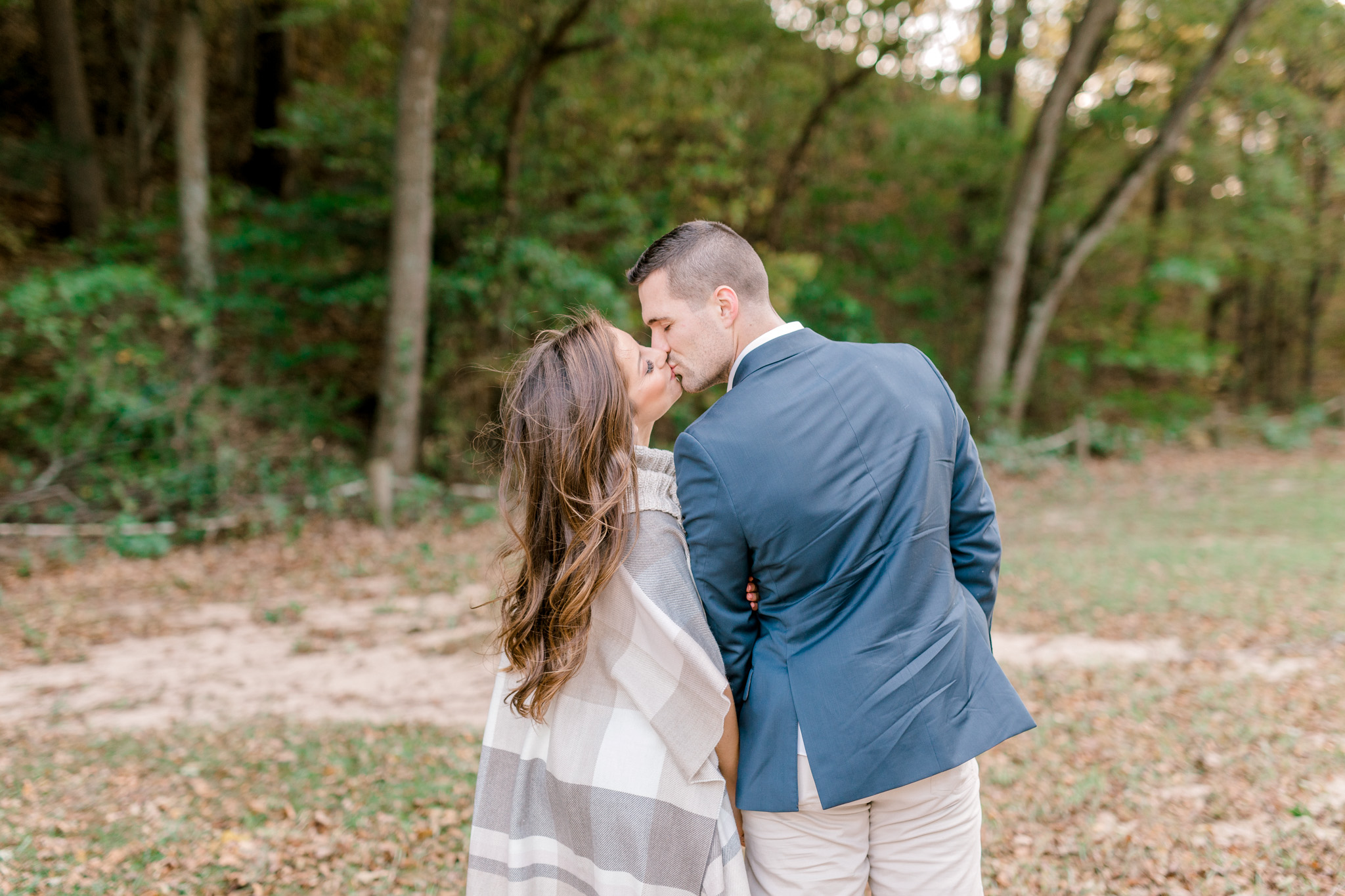 Fall Engagement Session at Lake Michigan and in the Park | Michigan Wedding Photographer | What to Wear to your Engagement Session