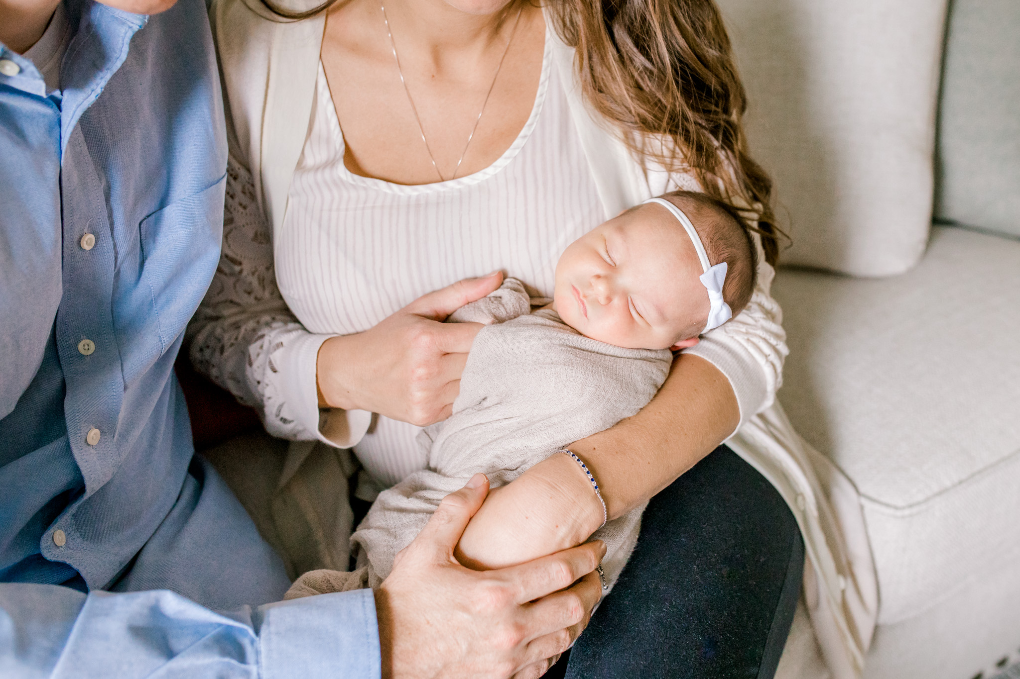 Baby girl in-home lifestyle newborn session | Whimsical colorful nursery | West Michigan Lifestyle Photography 