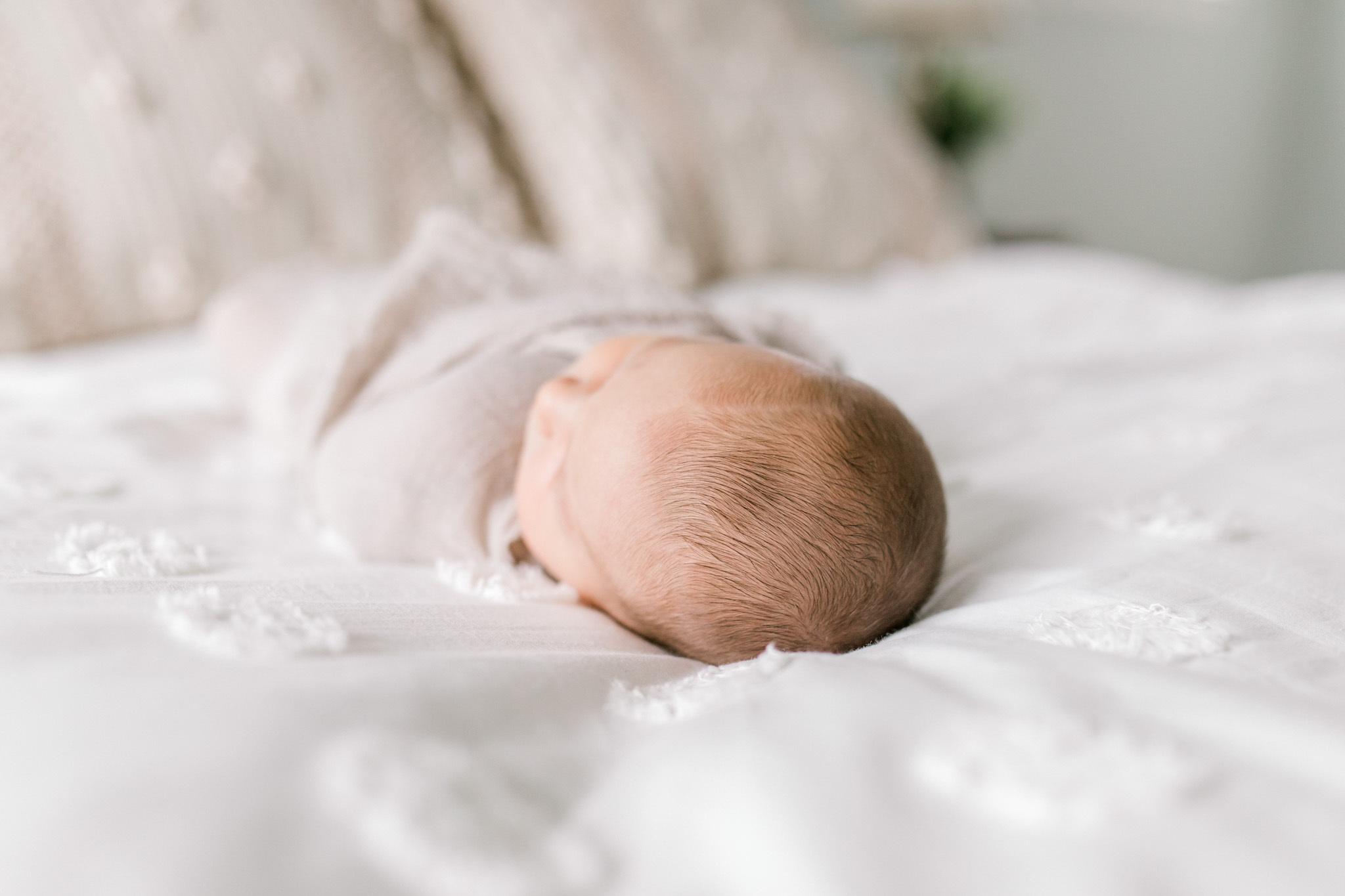 Baby girl in-home lifestyle newborn session | Whimsical colorful nursery | West Michigan Lifestyle Photography