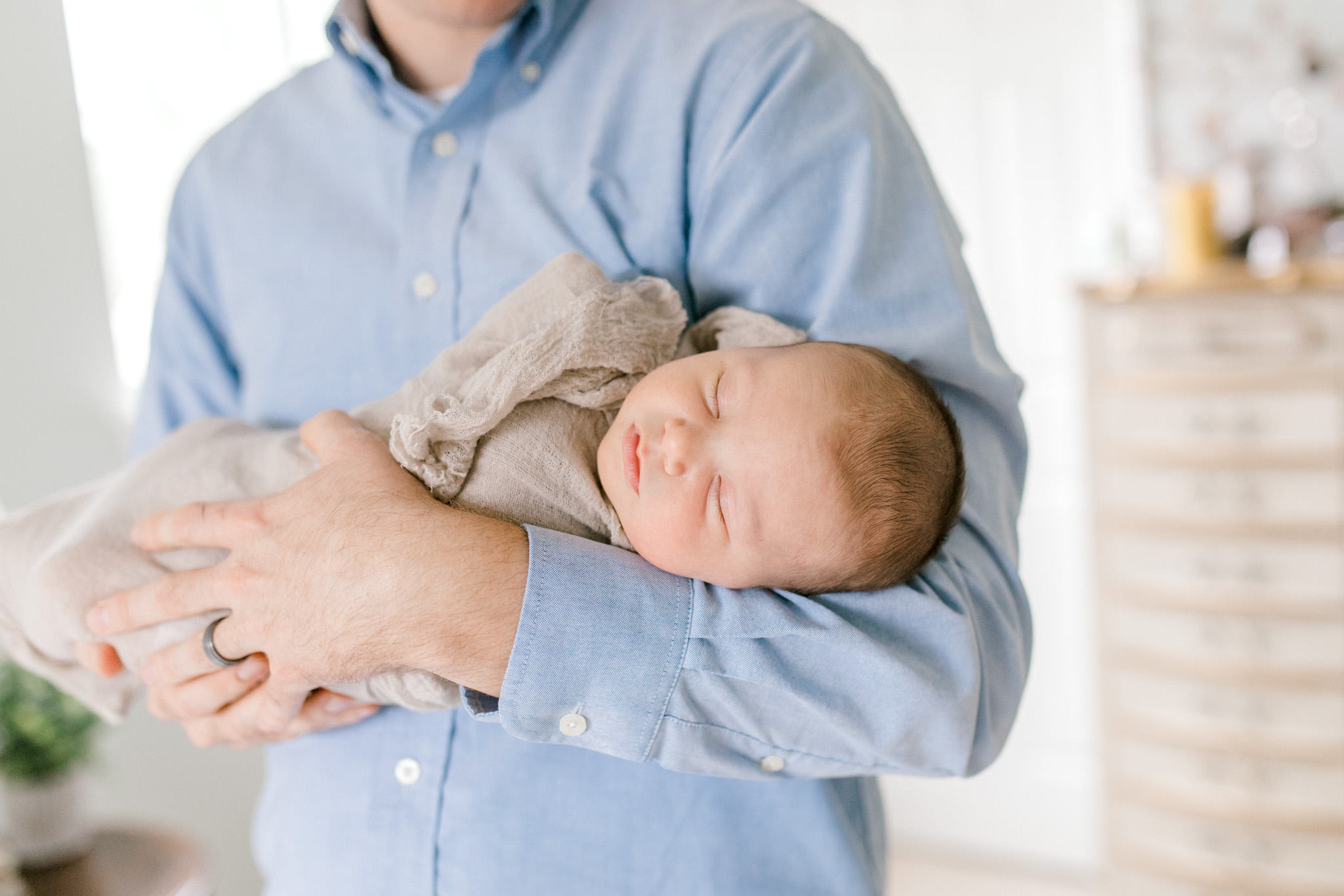 Baby girl in-home lifestyle newborn session | Whimsical colorful nursery | West Michigan Lifestyle Photography