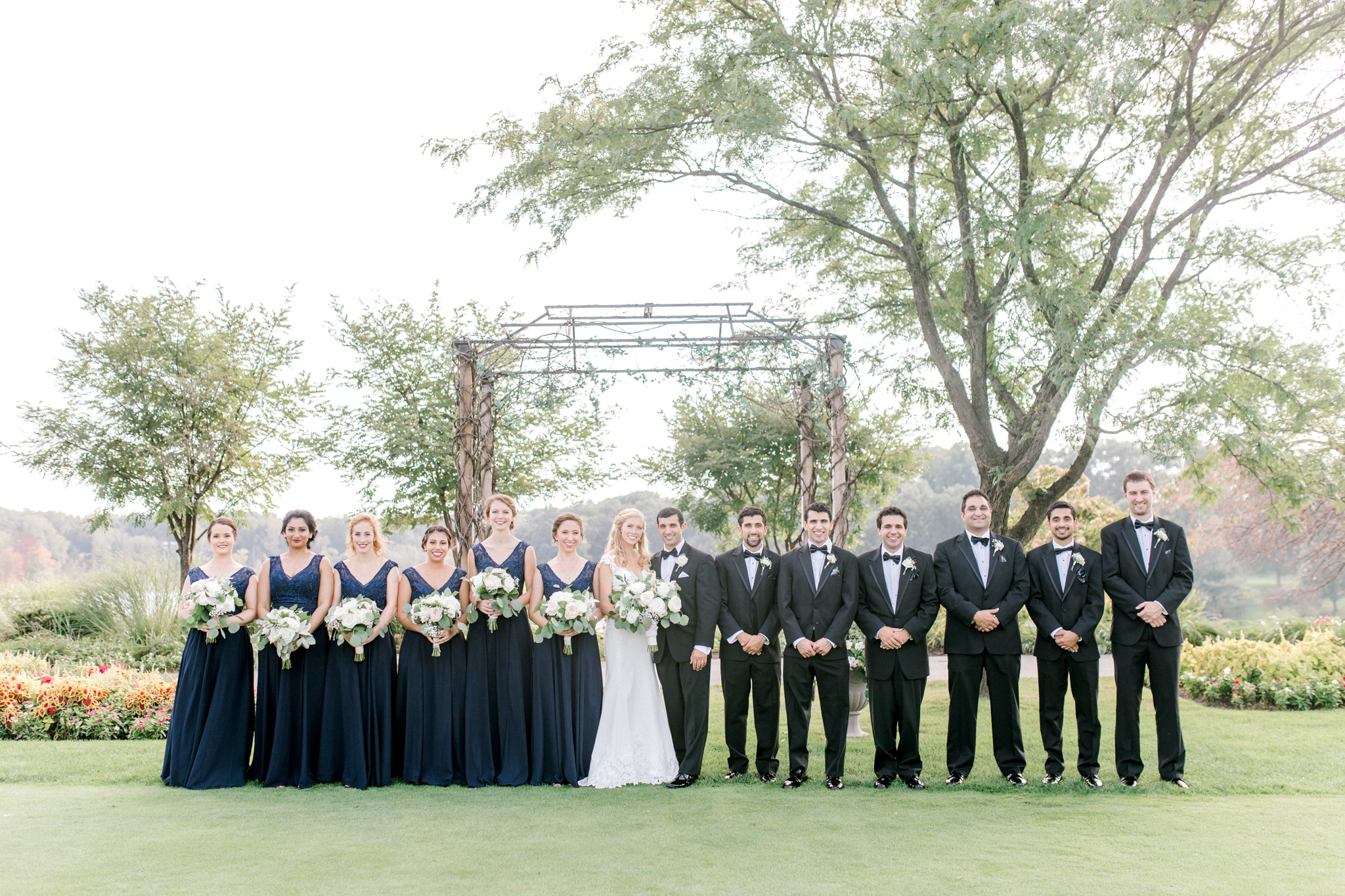 Stunning Country Club Wedding in Kalamazoo Michigan | West Michigan Wedding Photography | Classic Black and White