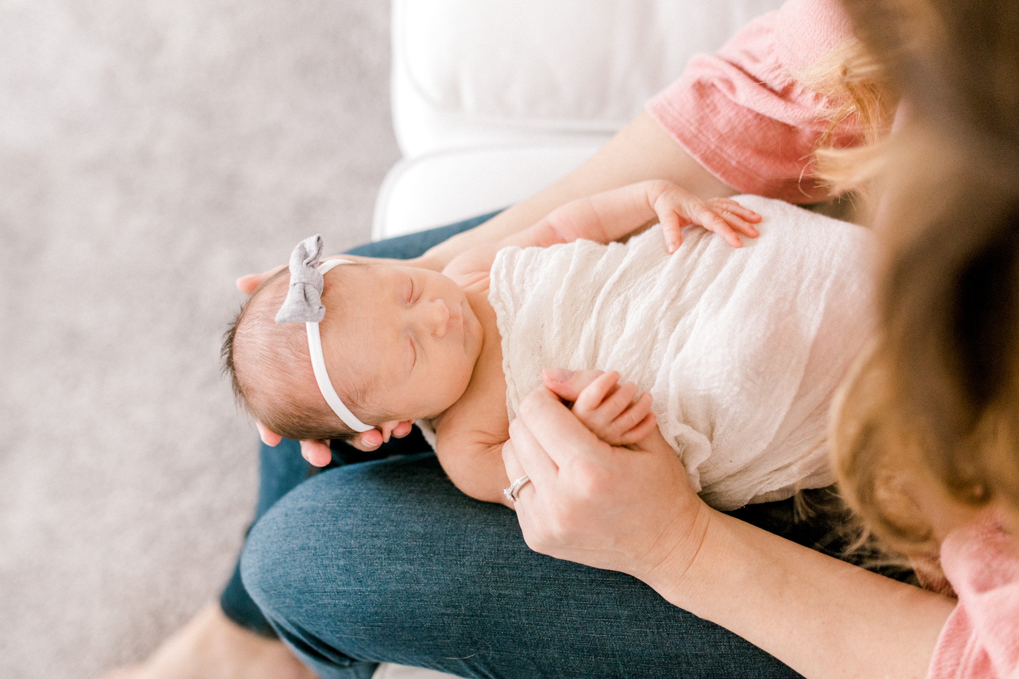 Newborn Lifestyle Session | In-Home Lifestyle | West Michigan Family Photographer | Light & Airy Photographer