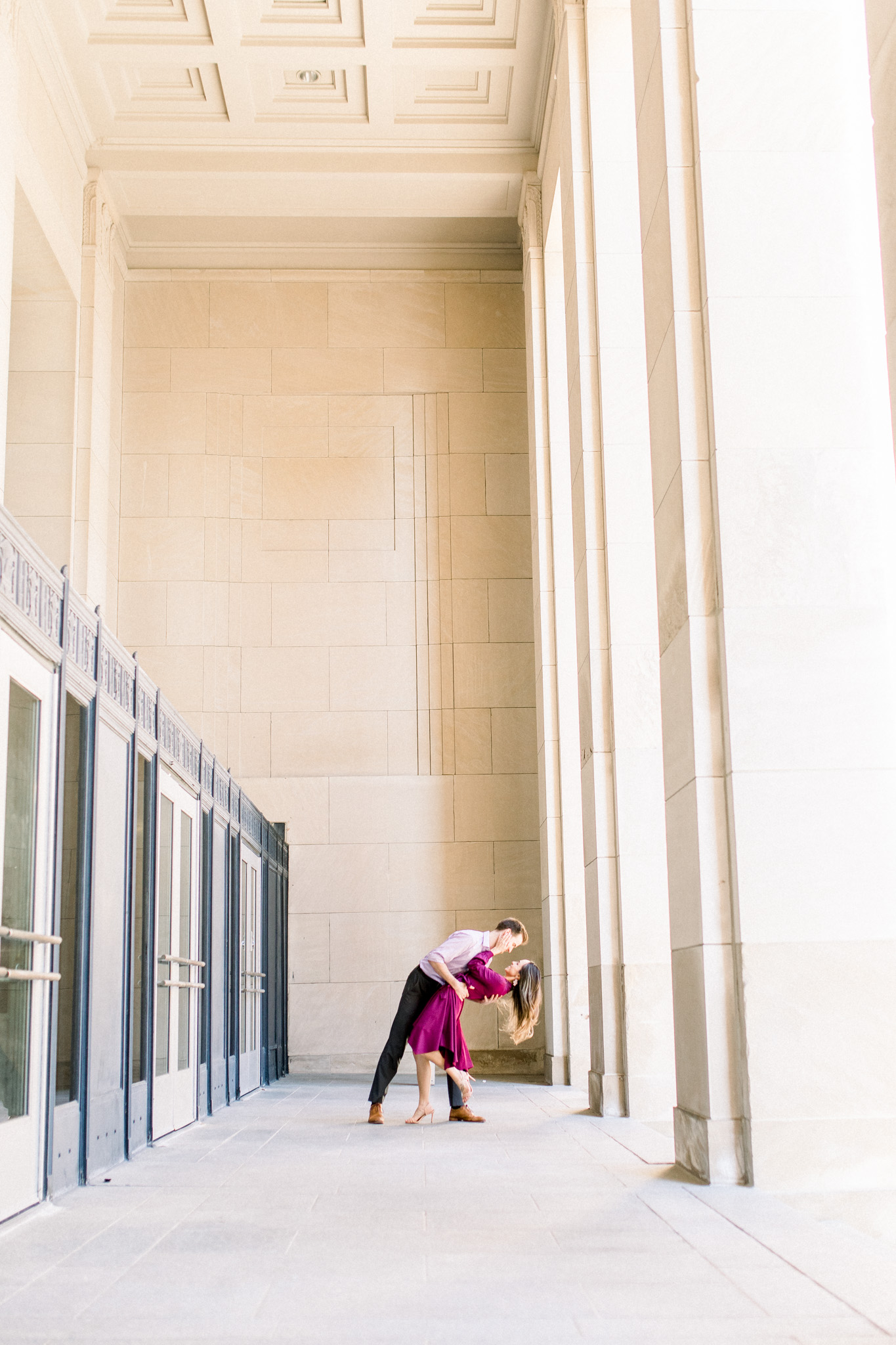 Romantic Engagement Session in the City | Grand Rapids Wedding Photographer | Elegant Engagement | Laurenda Marie Photography