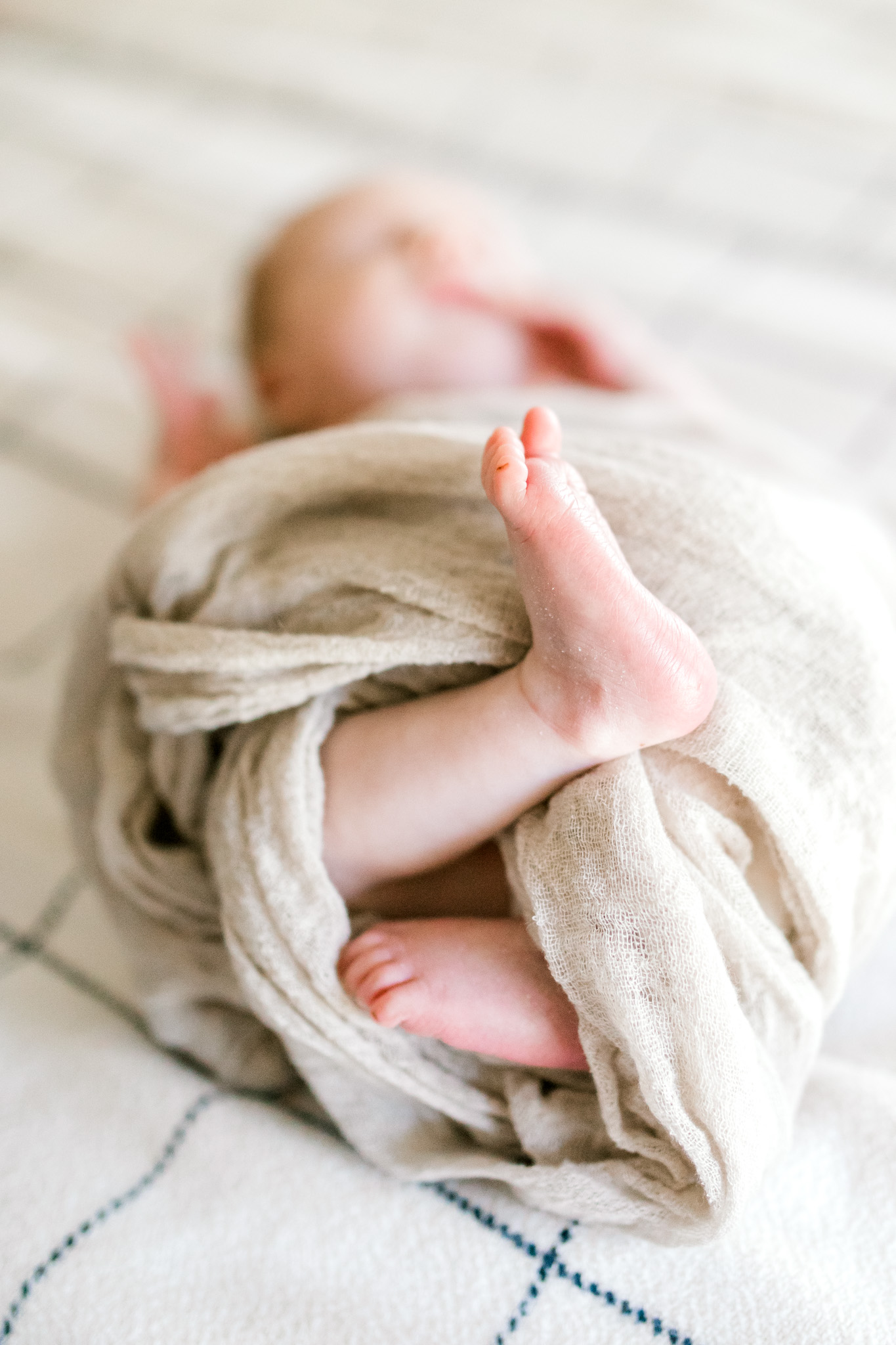 Nautical In-Home Newborn Lifestyle Session | Laurenda Marie Photography | Grand Haven, Michigan