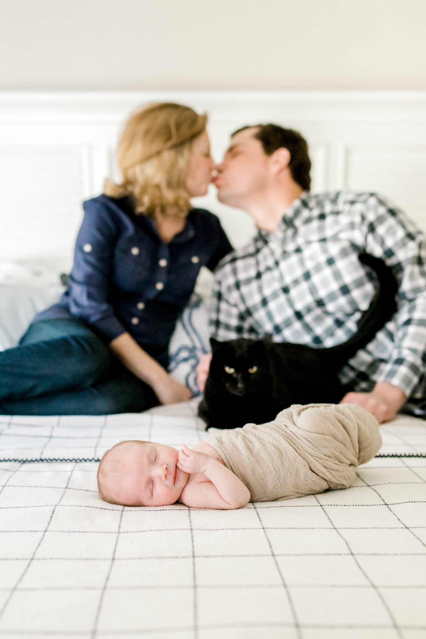 Nautical In-Home Newborn Lifestyle Session | Laurenda Marie Photography | Grand Haven, Michigan