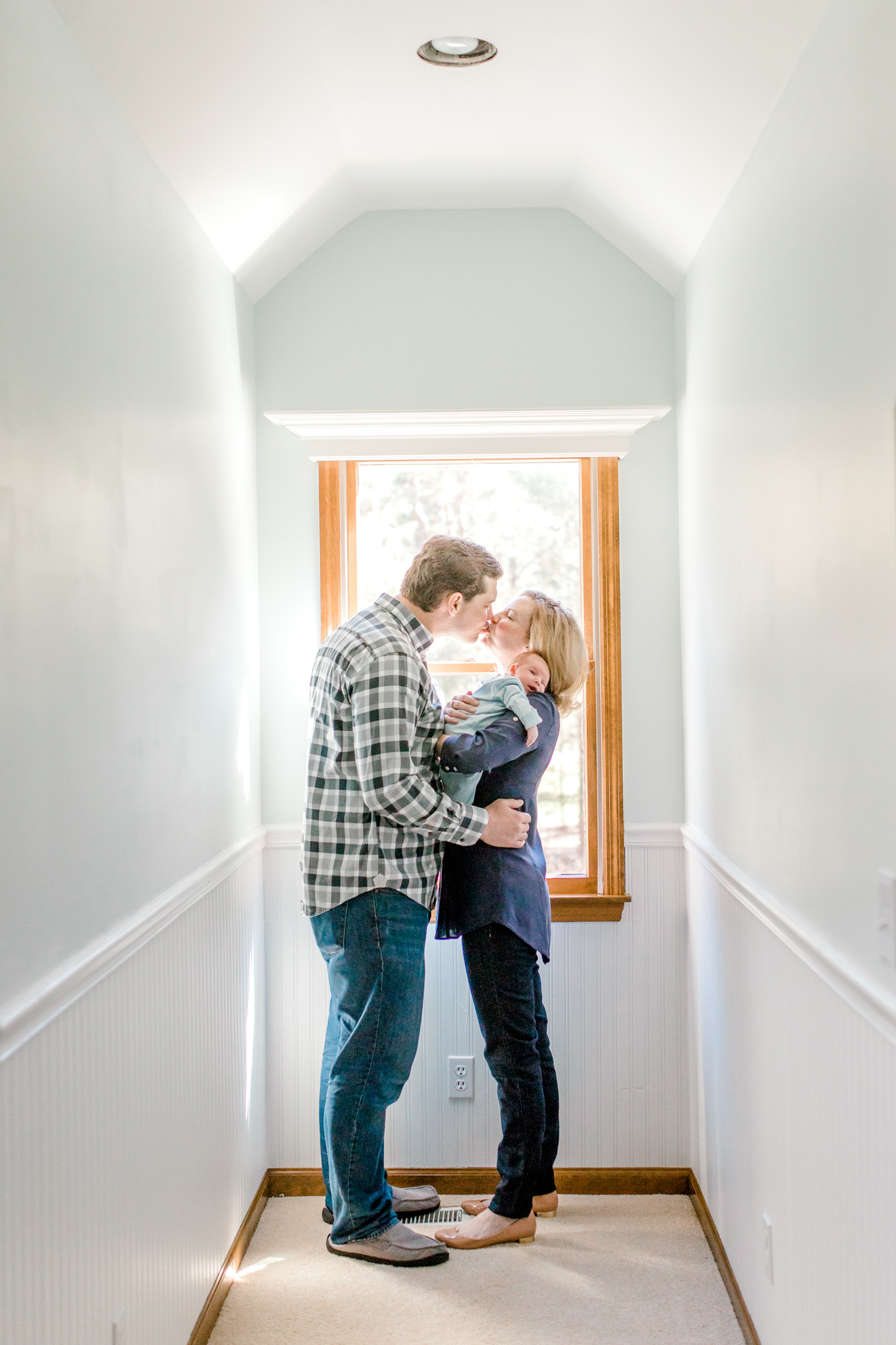 Nautical In-Home Newborn Lifestyle Session | Laurenda Marie Photography | Grand Haven, Michigan
