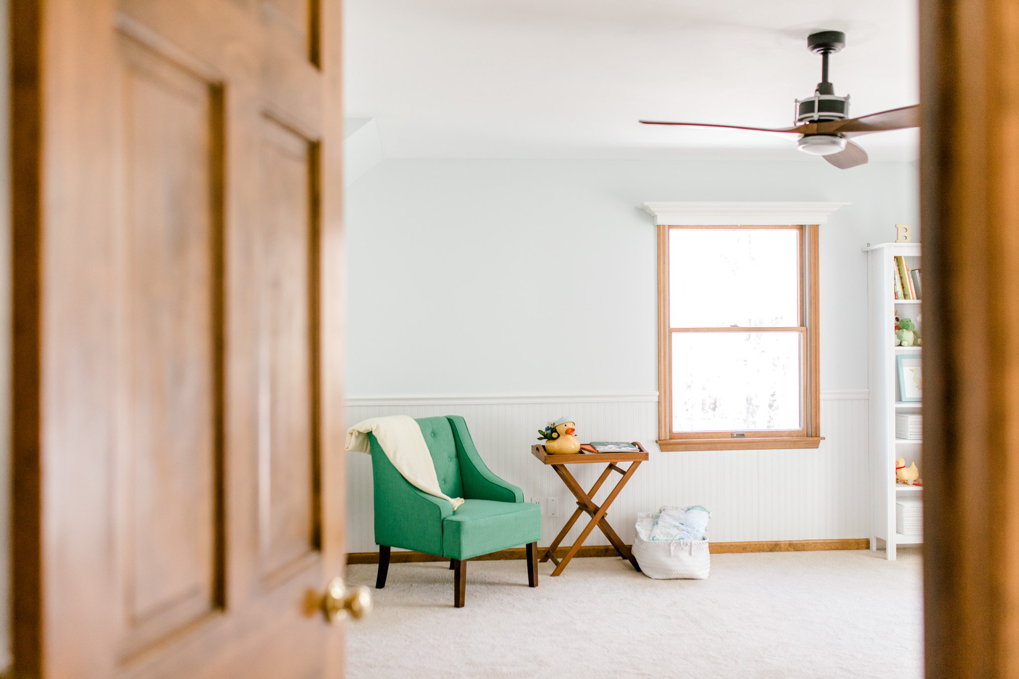 Nautical In-Home Newborn Lifestyle Session | Laurenda Marie Photography | Grand Haven, Michigan
