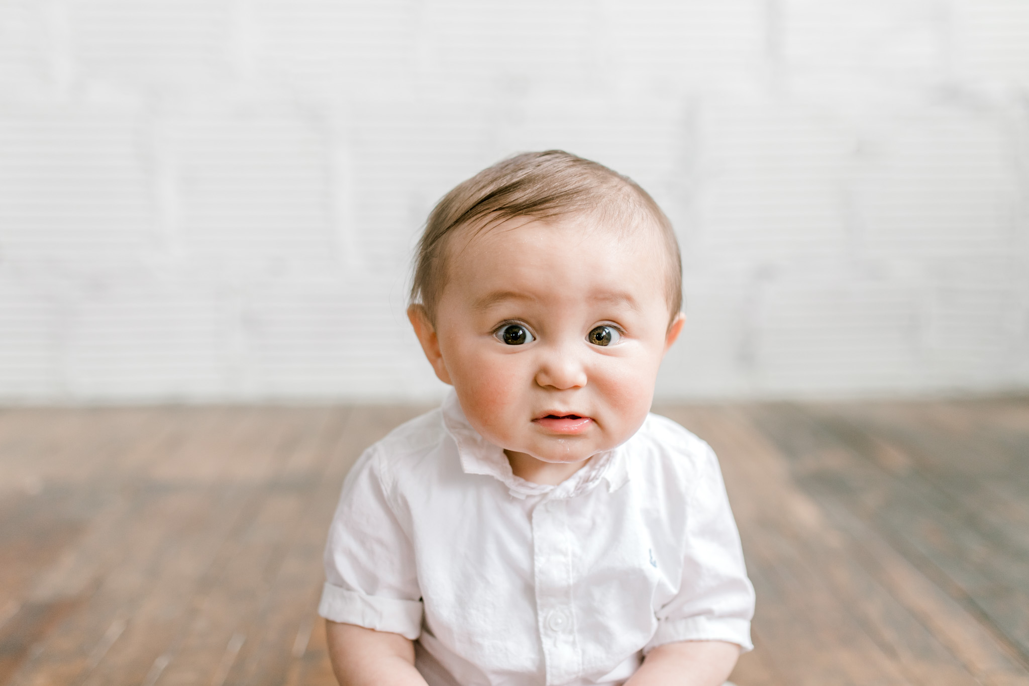 Natural Light Studio Session with 7 Month old Baby Boy | Grand Rapids, Michigan | Laurenda Marie Photography