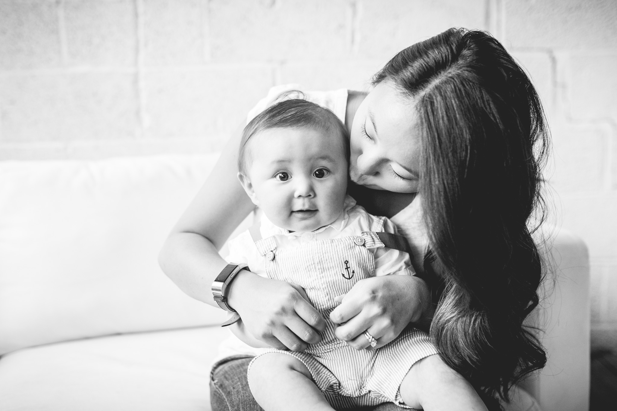 Natural Light Studio Session with 7 Month old Baby Boy | Grand Rapids, Michigan | Laurenda Marie Photography