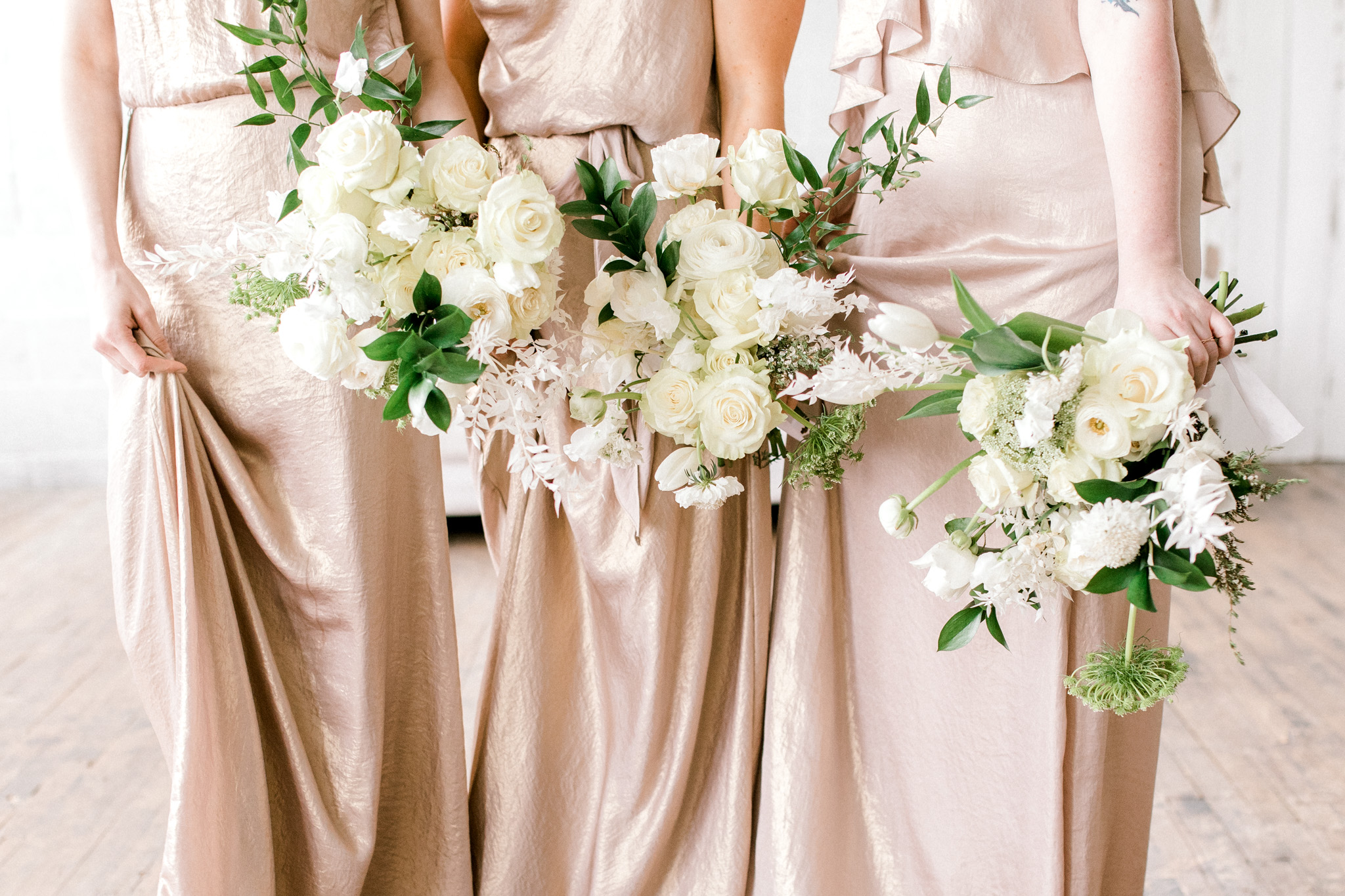 Styled Wedding Workshop | Champagne Bridesmaids Dresses | Edgy Romantic Wedding | West Michigan Wedding Photographer