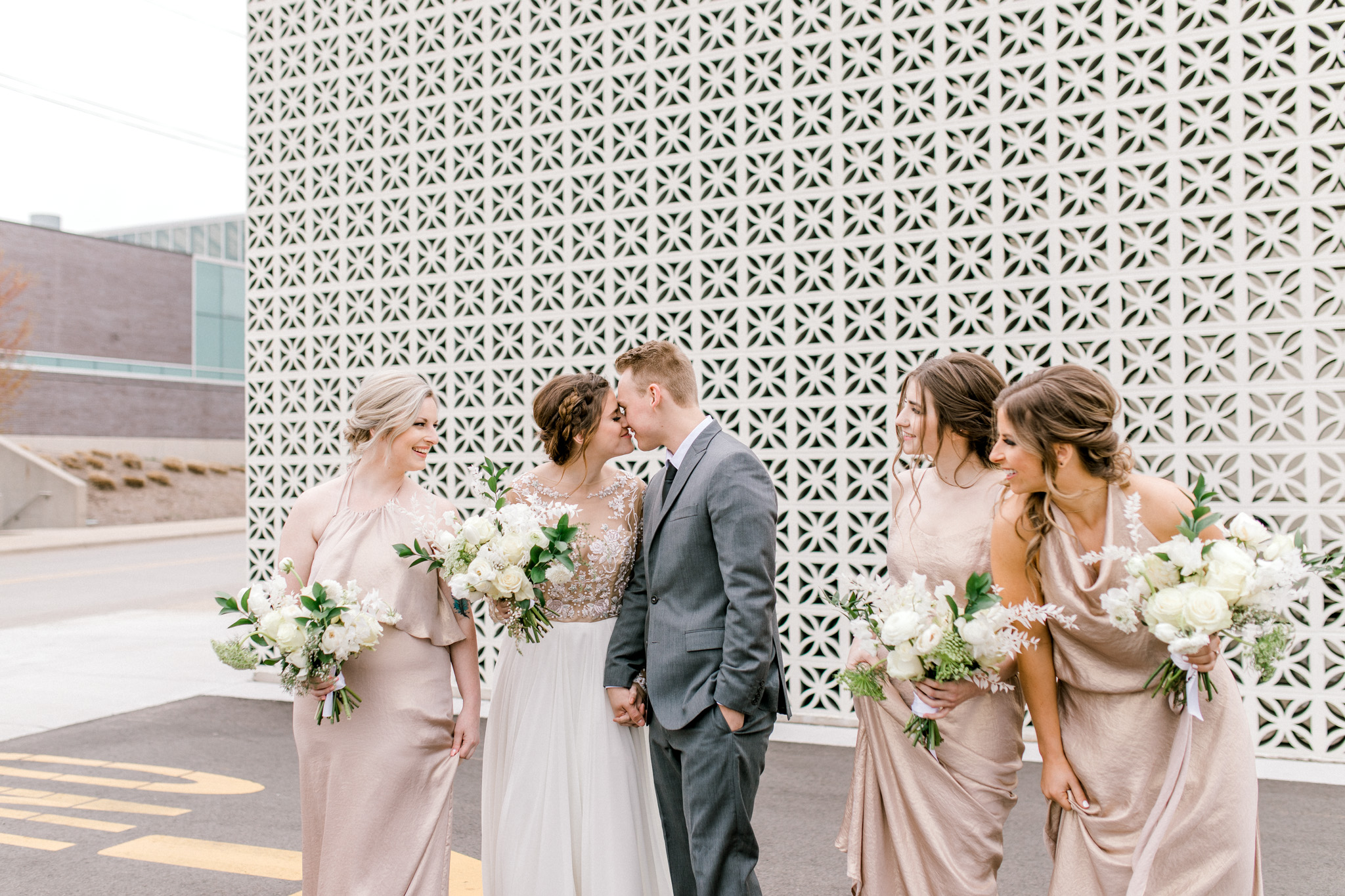 Styled Wedding Workshop | Champagne Bridesmaids Dresses | Edgy Romantic Wedding | West Michigan Wedding Photographer