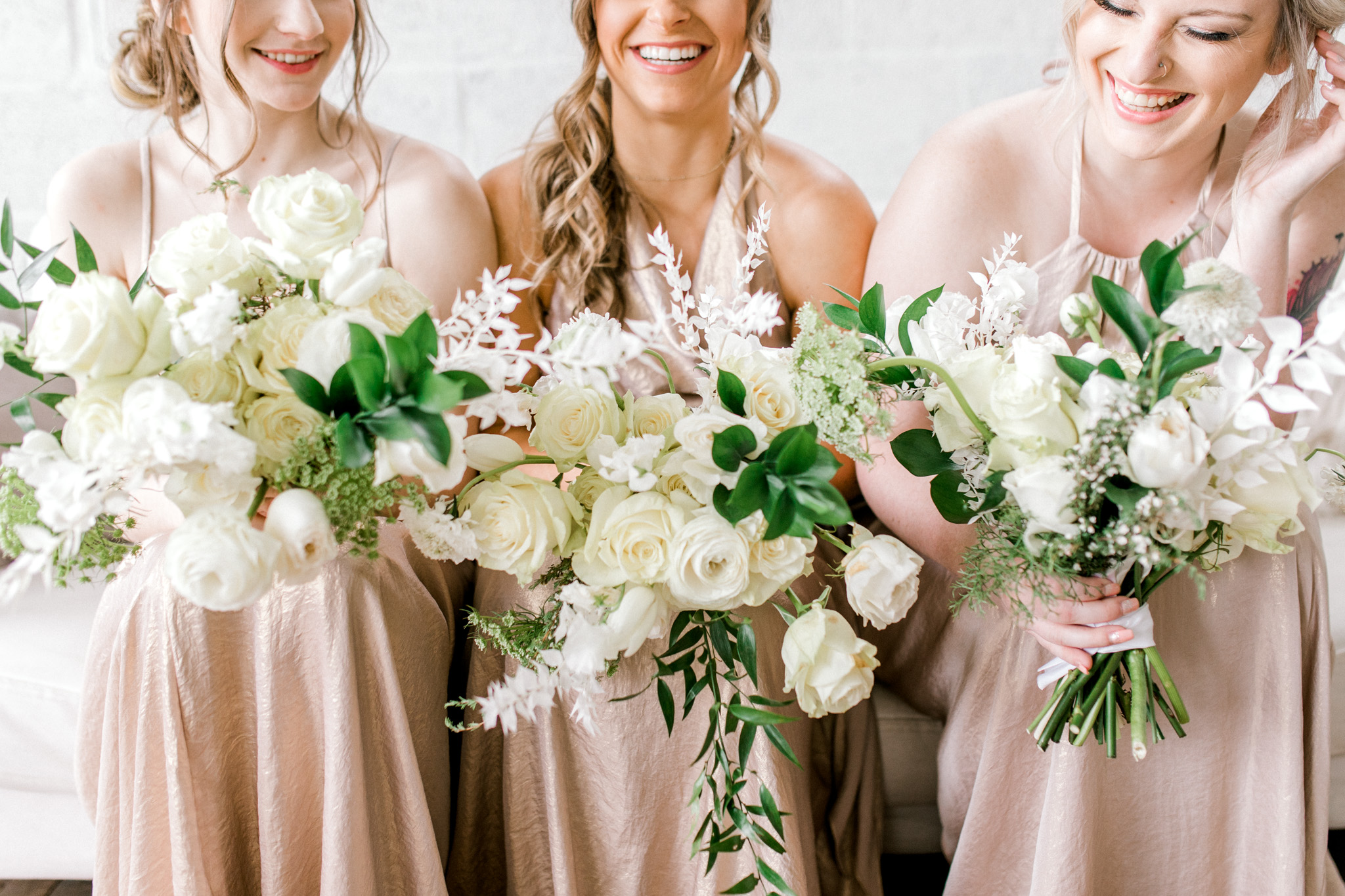 Styled Wedding Workshop | Champagne Bridesmaids Dresses | Edgy Romantic Wedding | West Michigan Wedding Photographer
