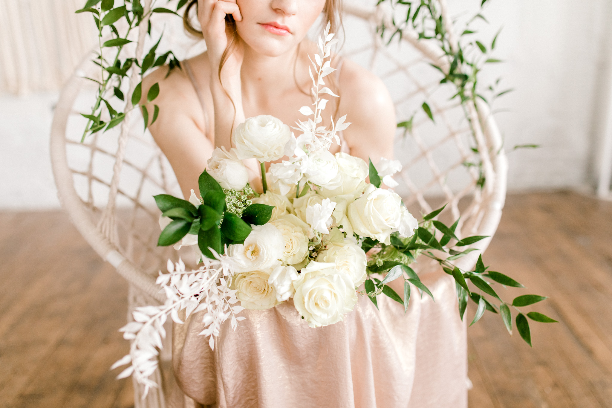 Styled Wedding Workshop | Champagne Bridesmaids Dresses | Edgy Romantic Wedding | West Michigan Wedding Photographer