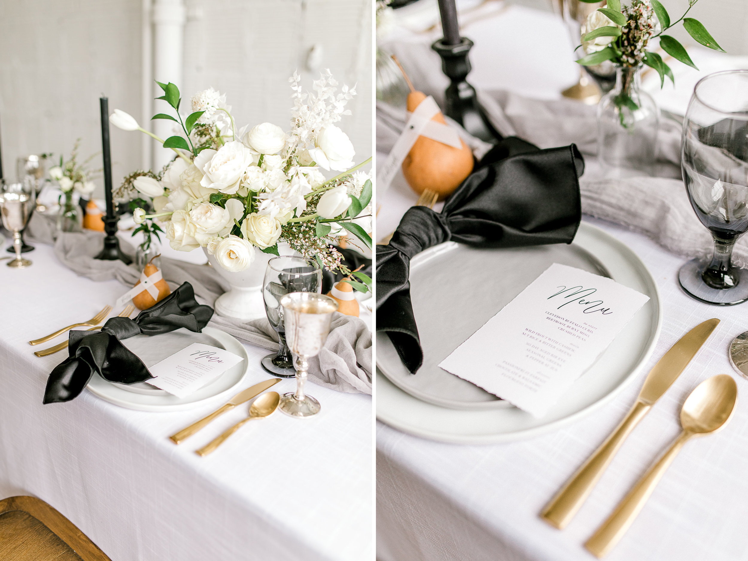 Styled Wedding Workshop | Champagne Bridesmaids Dresses | Edgy Romantic Wedding | West Michigan Wedding Photographer
