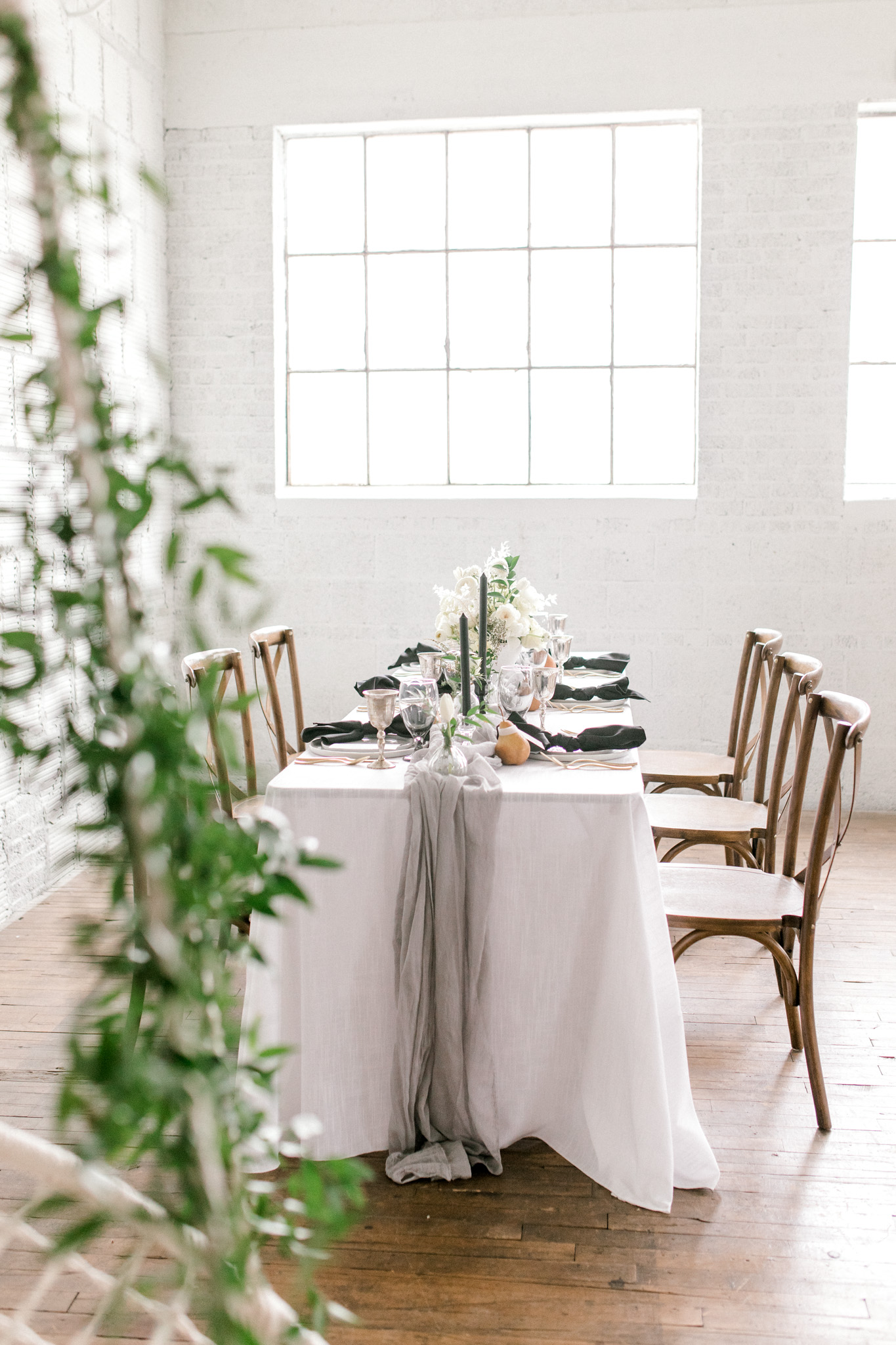 Styled Wedding Workshop | Champagne Bridesmaids Dresses | Edgy Romantic Wedding | West Michigan Wedding Photographer