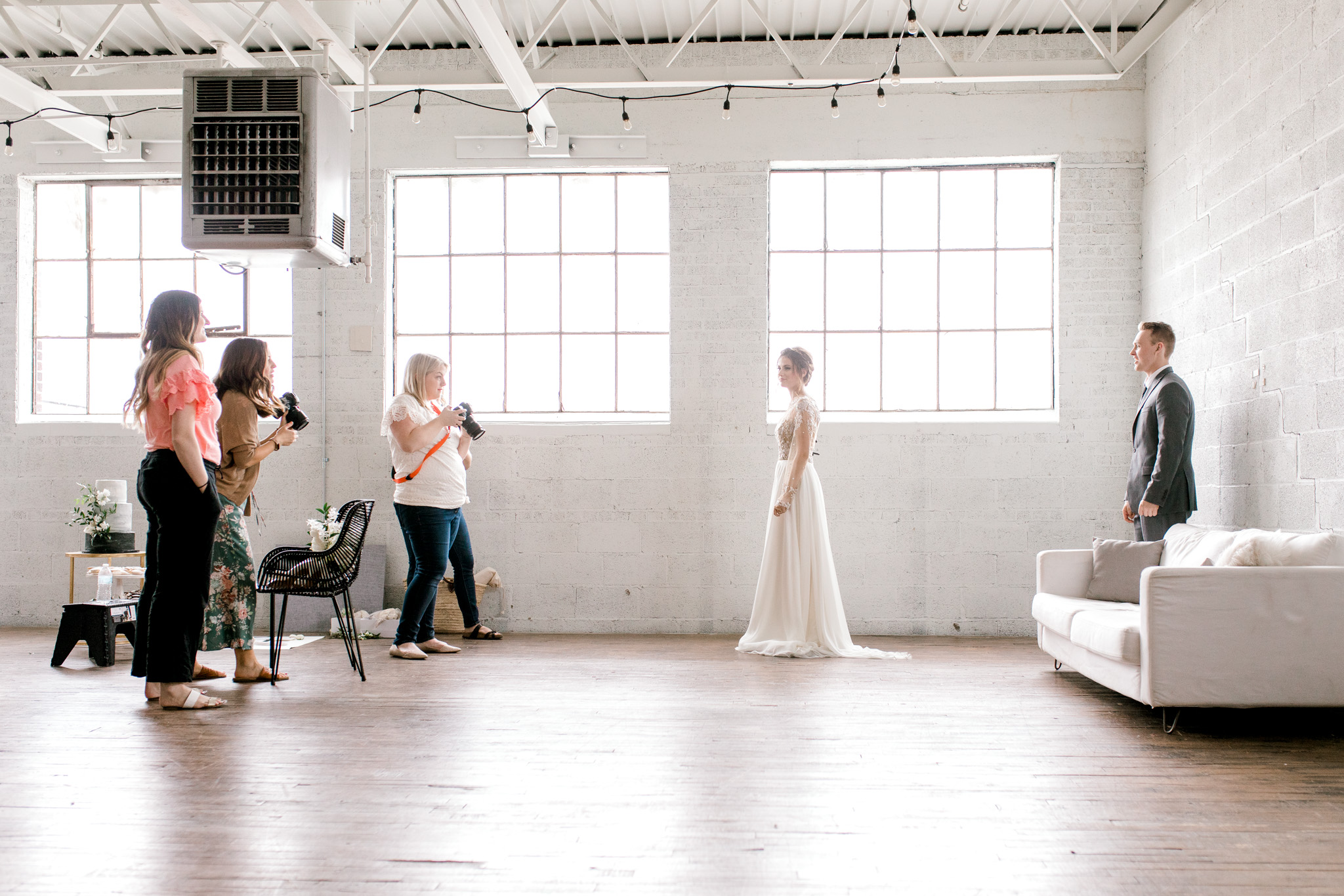 Styled Wedding Workshop | Champagne Bridesmaids Dresses | Edgy Romantic Wedding | West Michigan Wedding Photographer